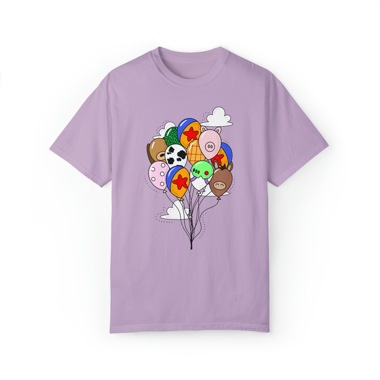 Adult Toy Balloons Tee - Comfort Colors