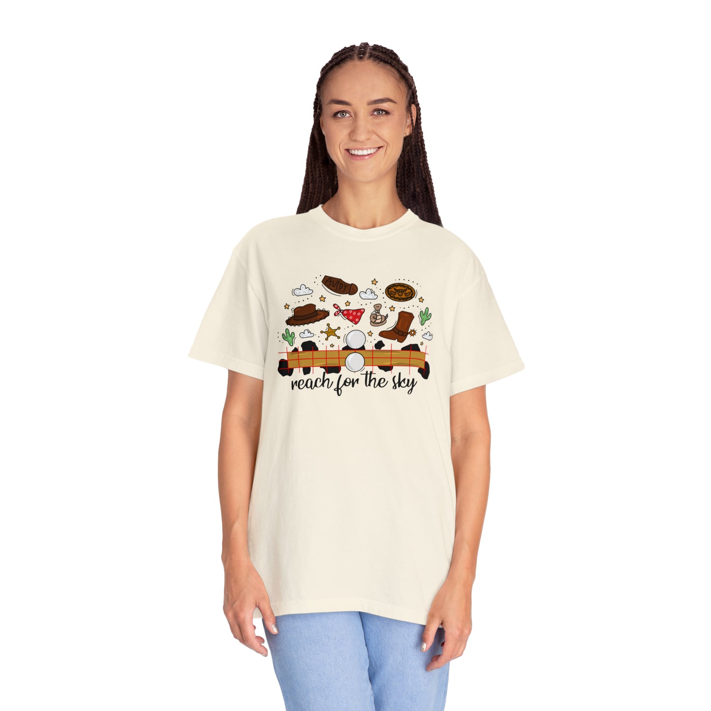 Adult Cowboy Doodle Tee - Comfort Colors
