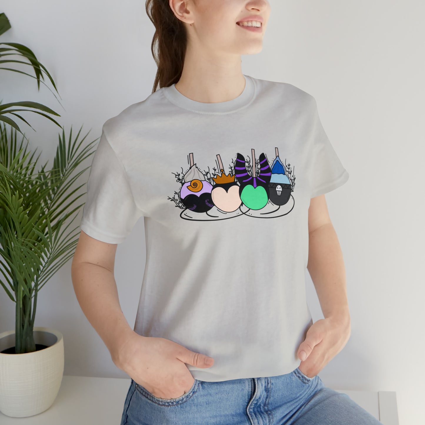 Adult Villain Apples Tee - Bella + Canvas