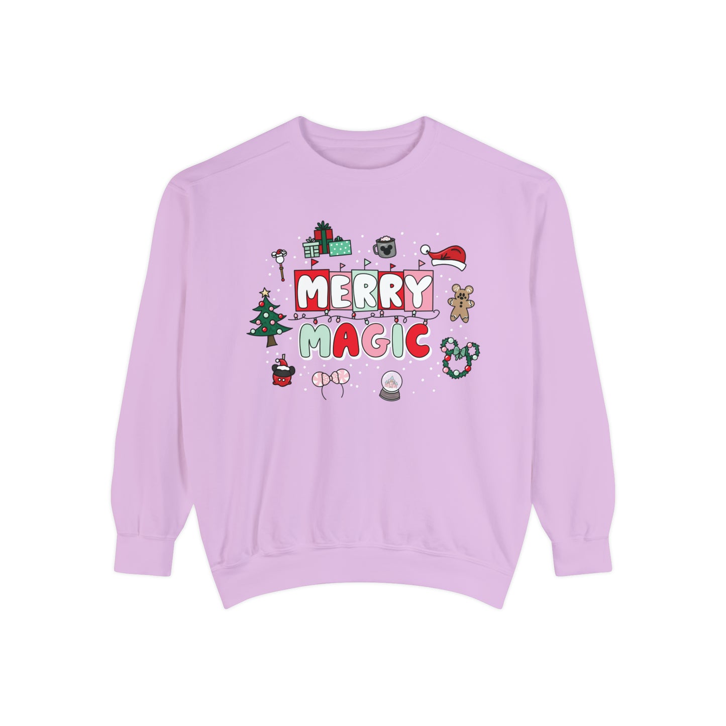 Adult Merry Magic - Comfort Colors Sweatshirt