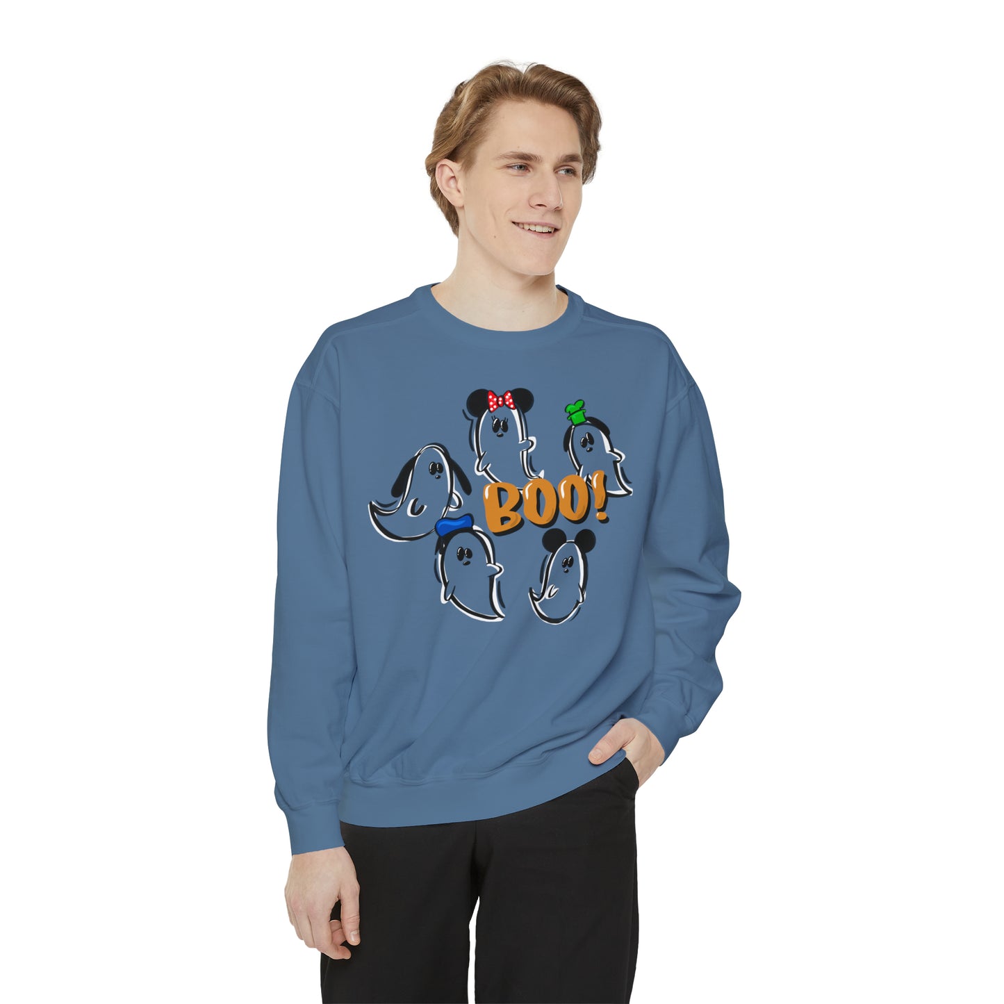 Adult Fab 5 Boo Crewneck - Comfort Colors