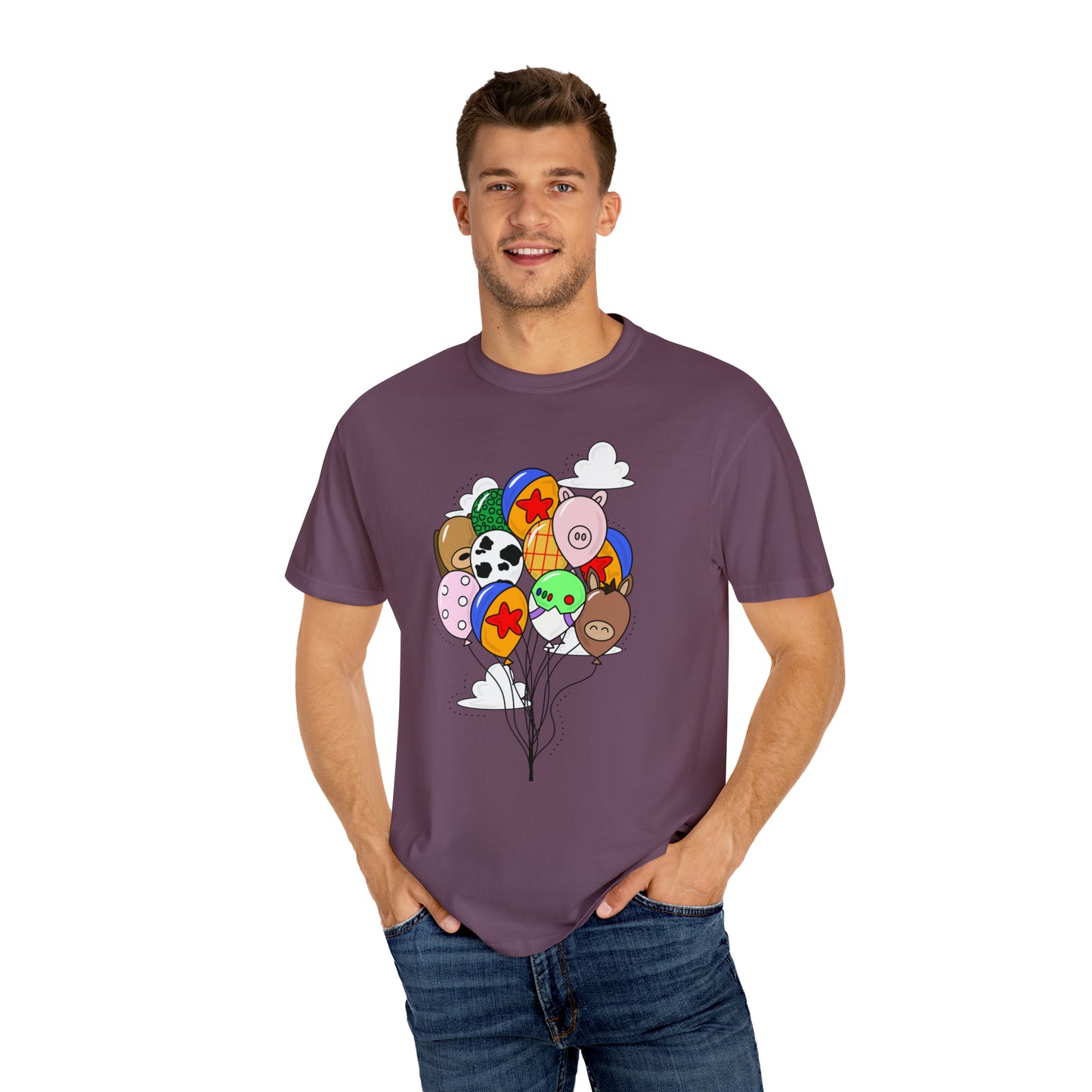 Adult Toy Balloons Tee - Comfort Colors