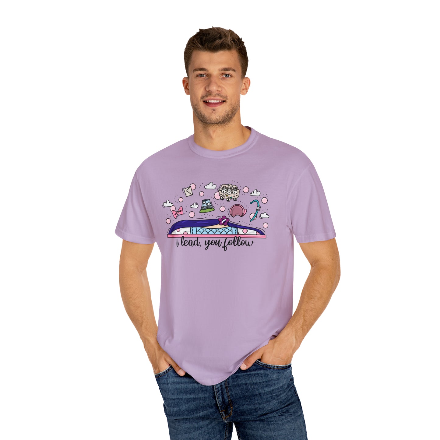 Adult Bow Peep Doodle Tee - Comfort Colors