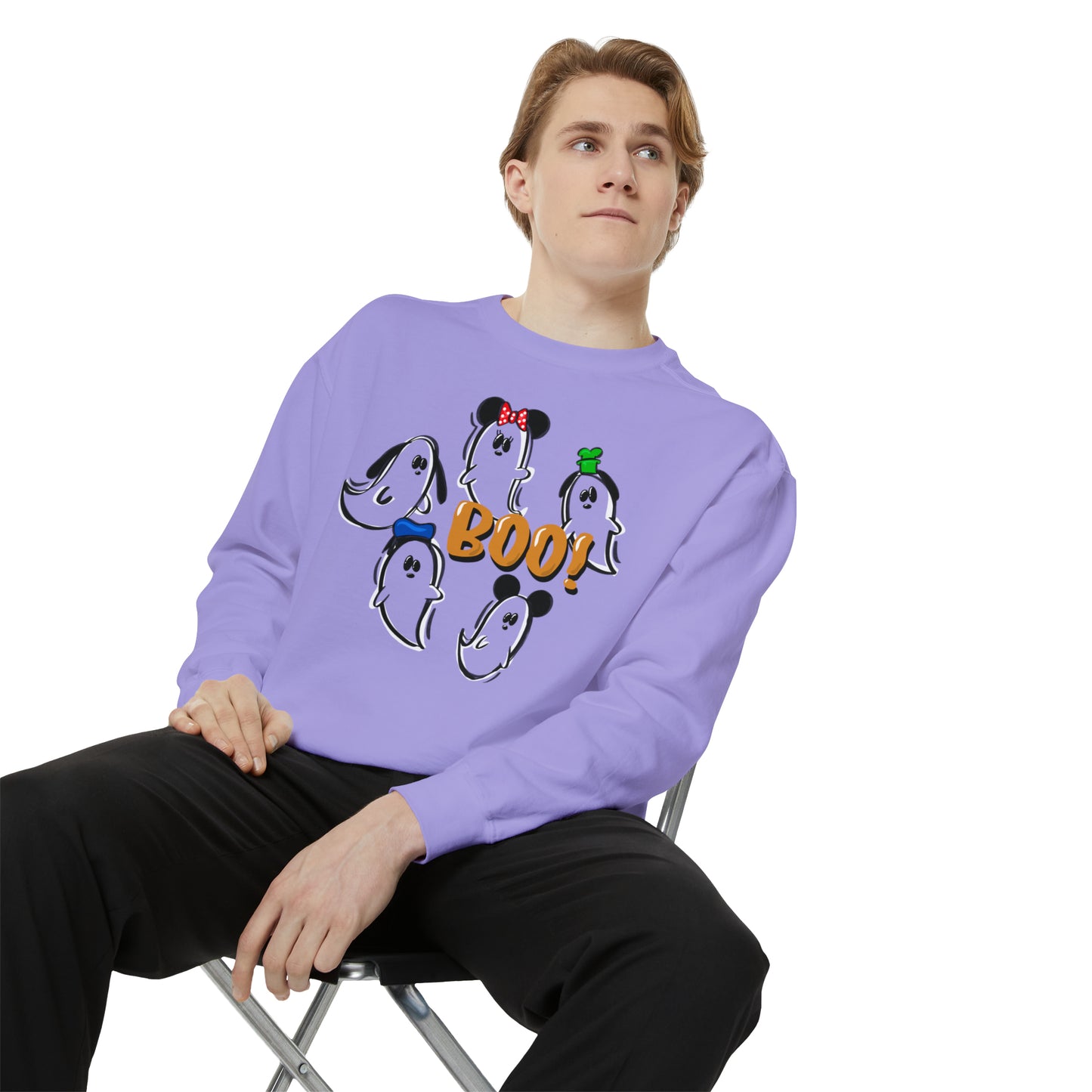 Adult Fab 5 Boo Crewneck - Comfort Colors