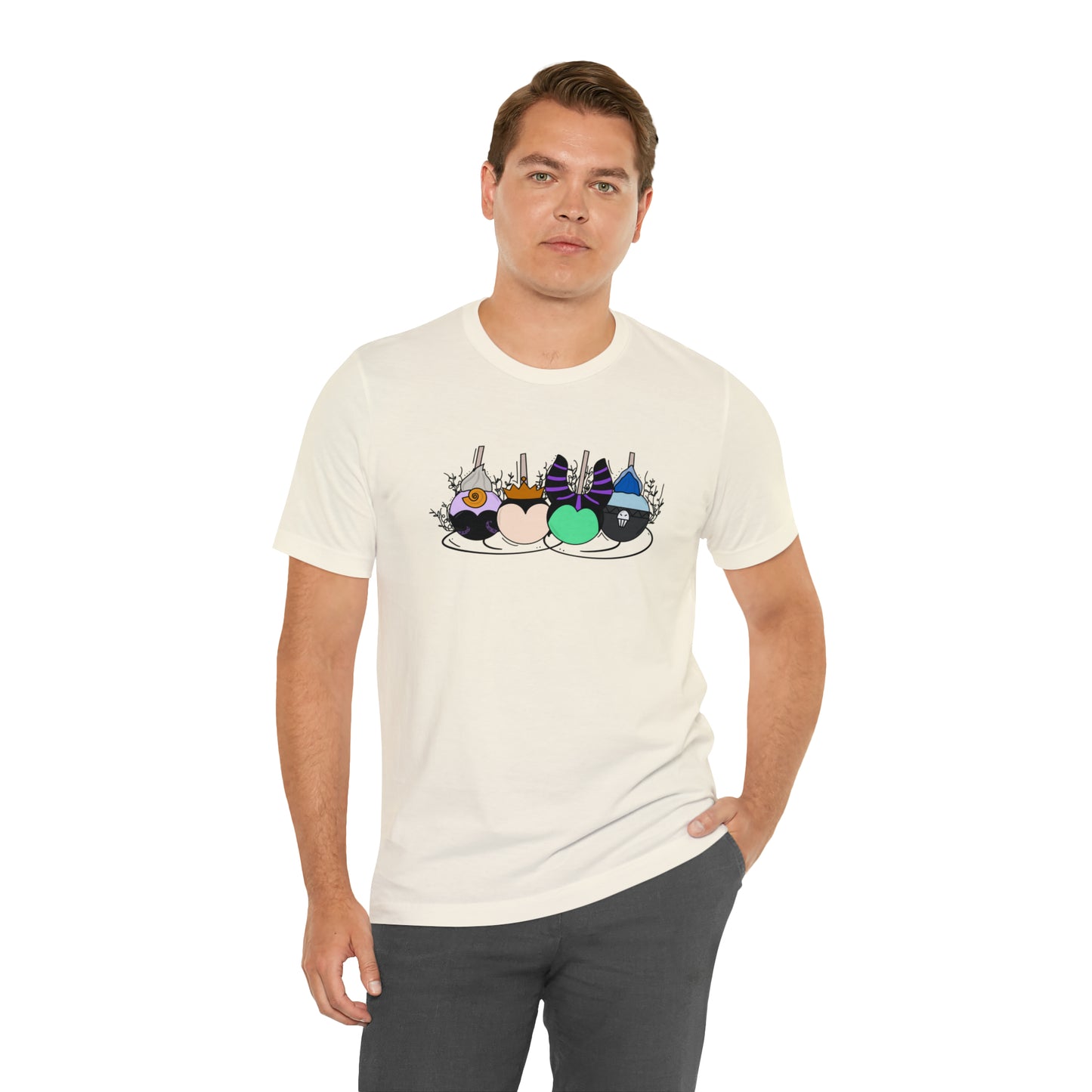 Adult Villain Apples Tee - Bella + Canvas