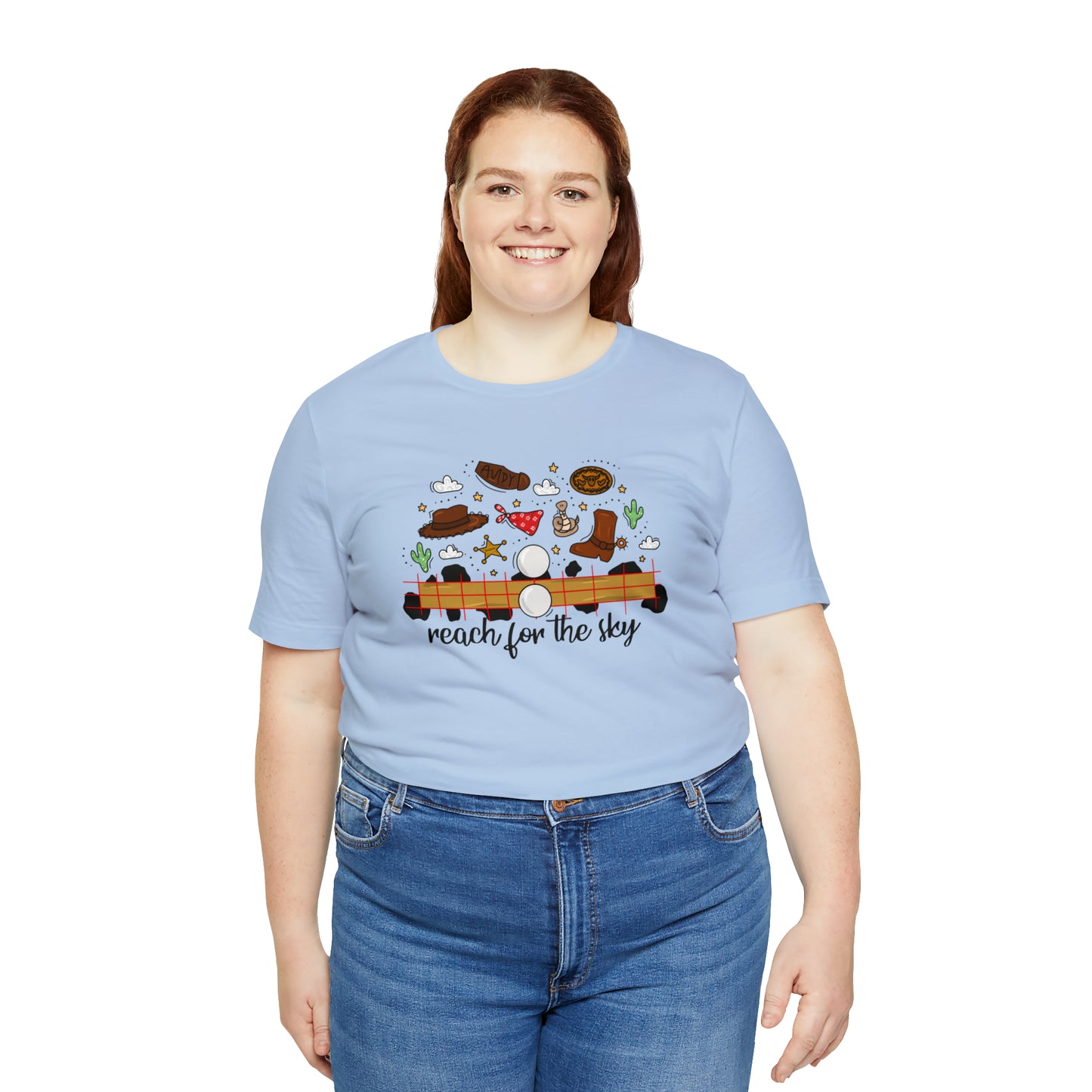 Adult Cowboy Doodle Tee - Bella + Canvas