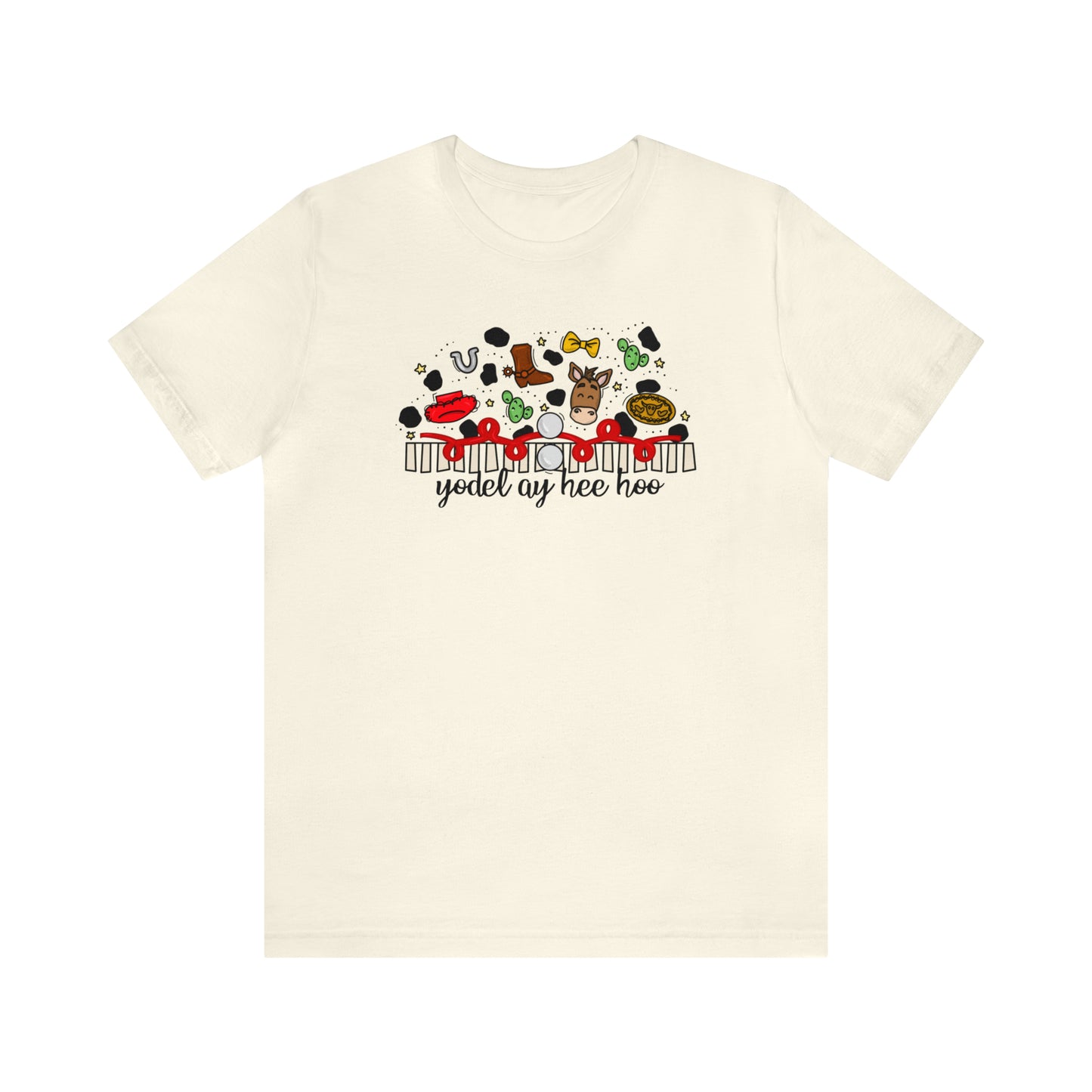 Adult Cowgirl Doodle Tee - Bella + Canvas