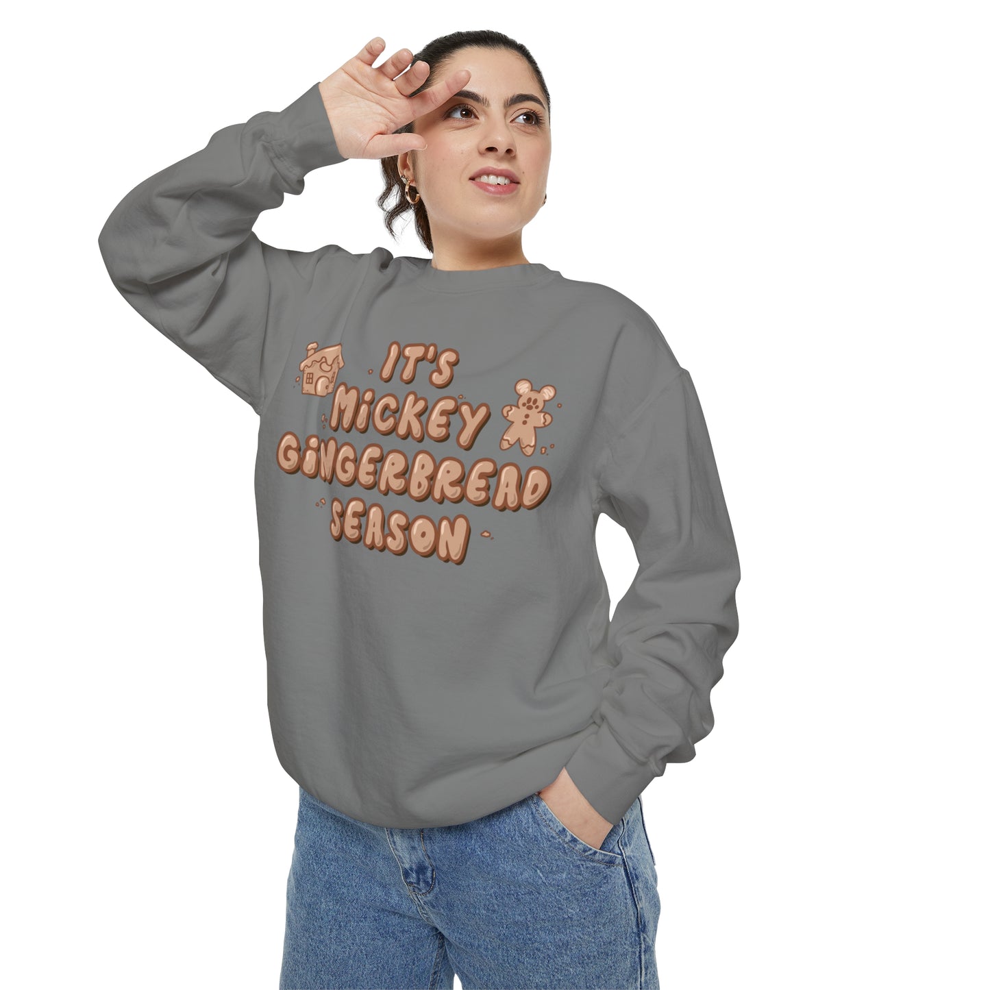 Adult Gingerbread Season Crewneck - Comfort Colors