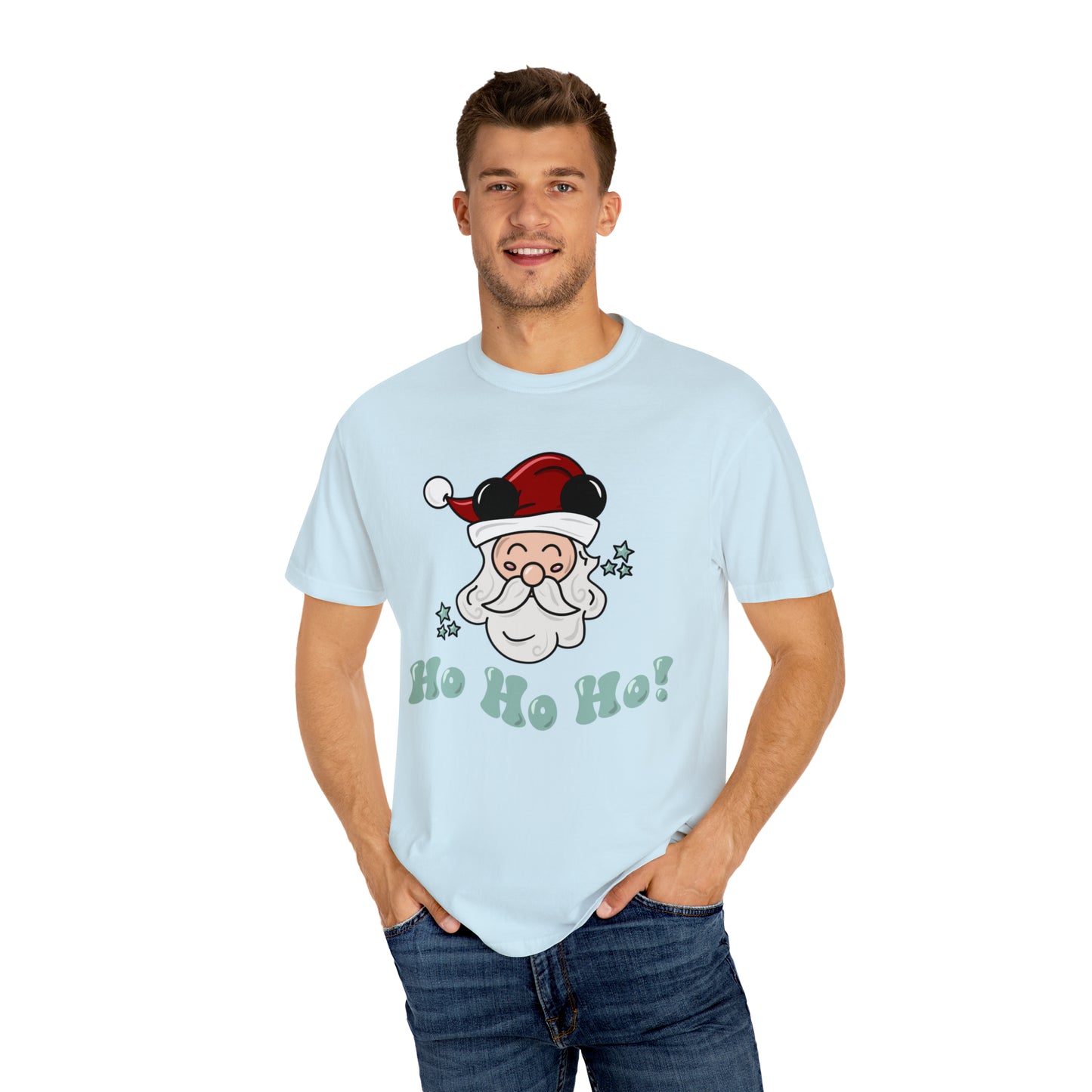 Adult Magical Santa, Green Tee - Comfort Colors