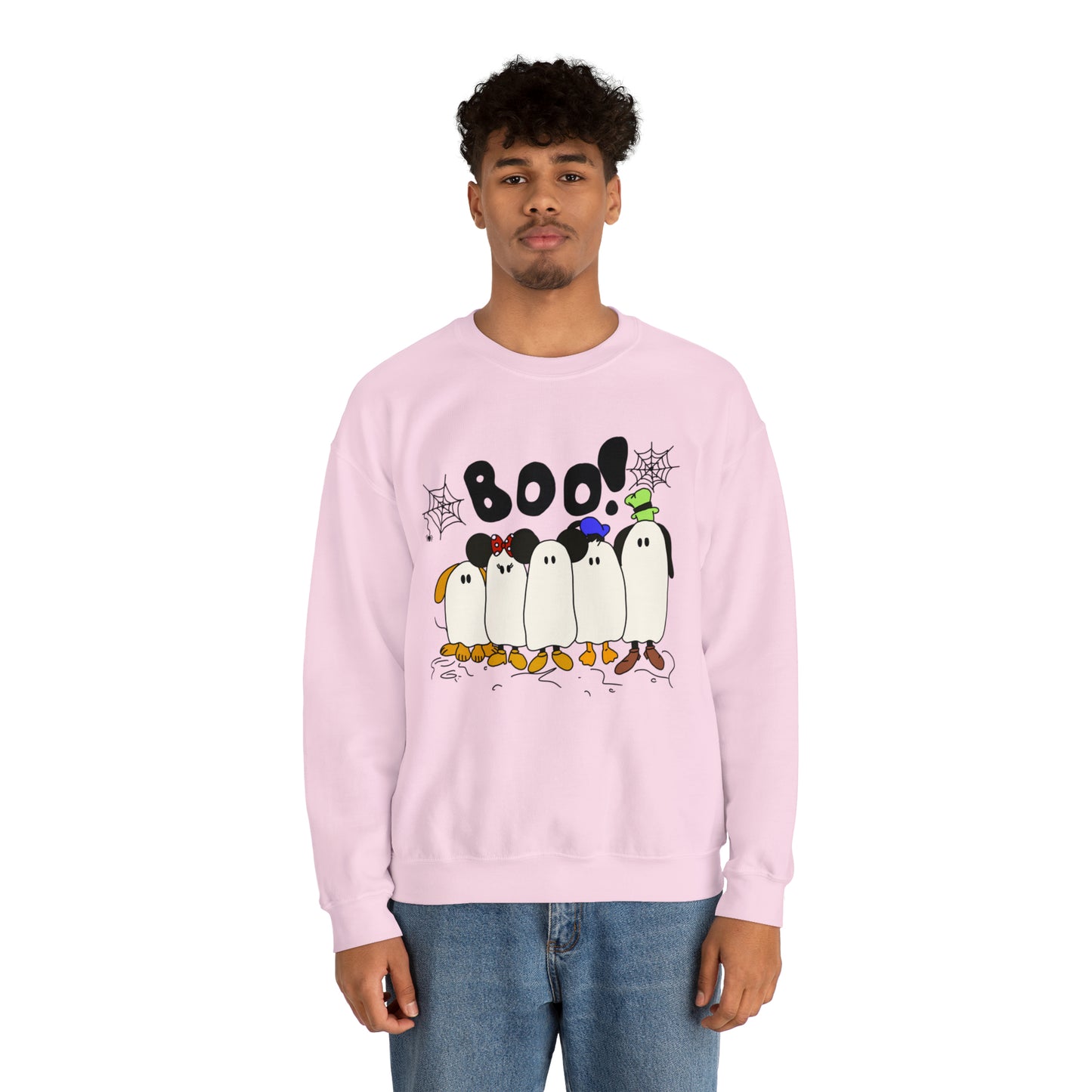 Adult Fabulous Ghosts Crewneck - Gildan