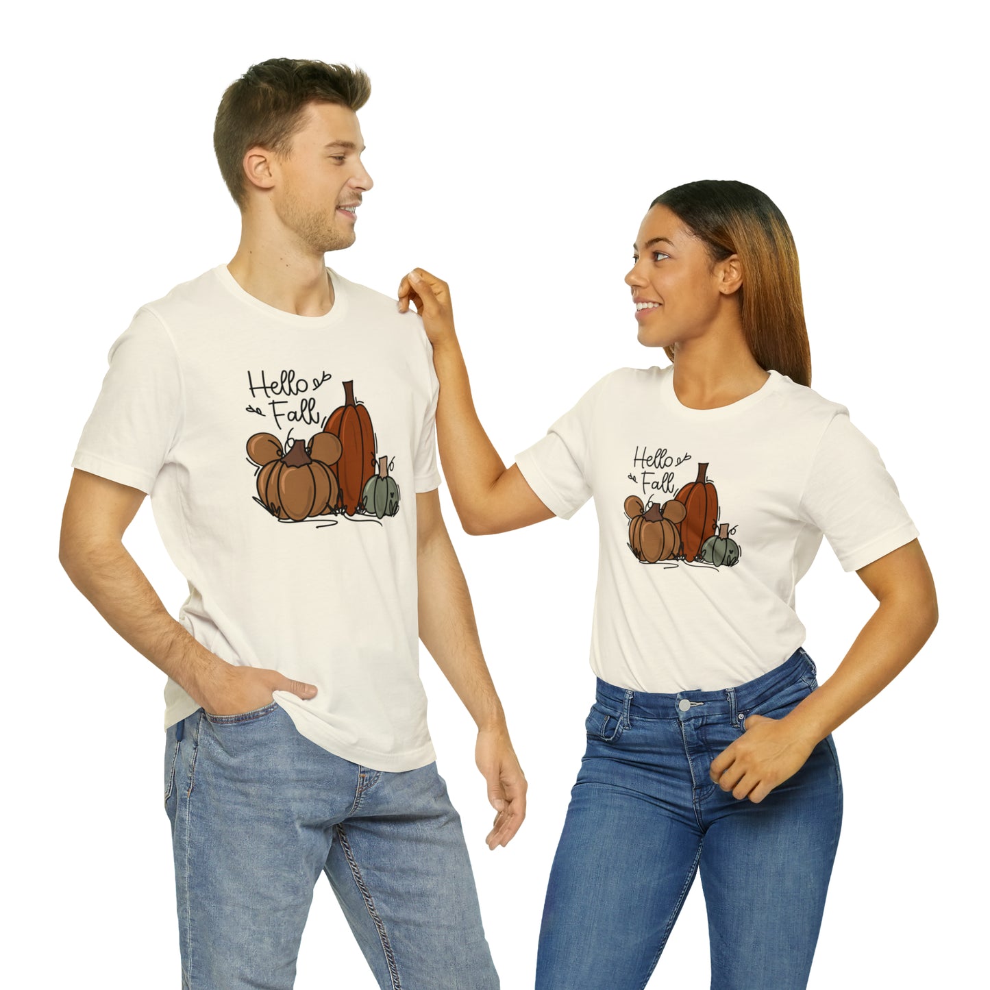Adult Hello Fall Tee - Bella + Canvas