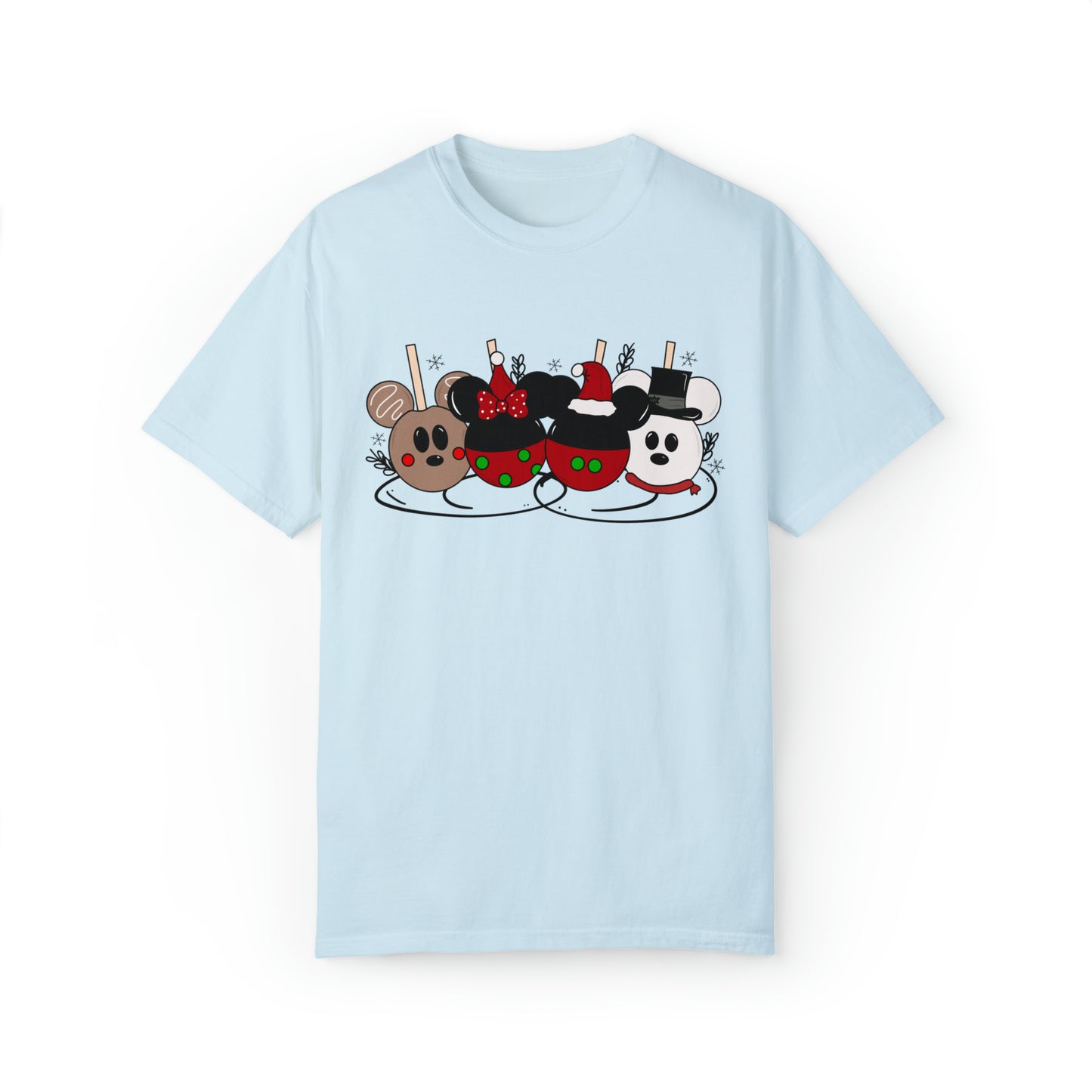 Adult Christmas Apples Tee - Comfort Colors