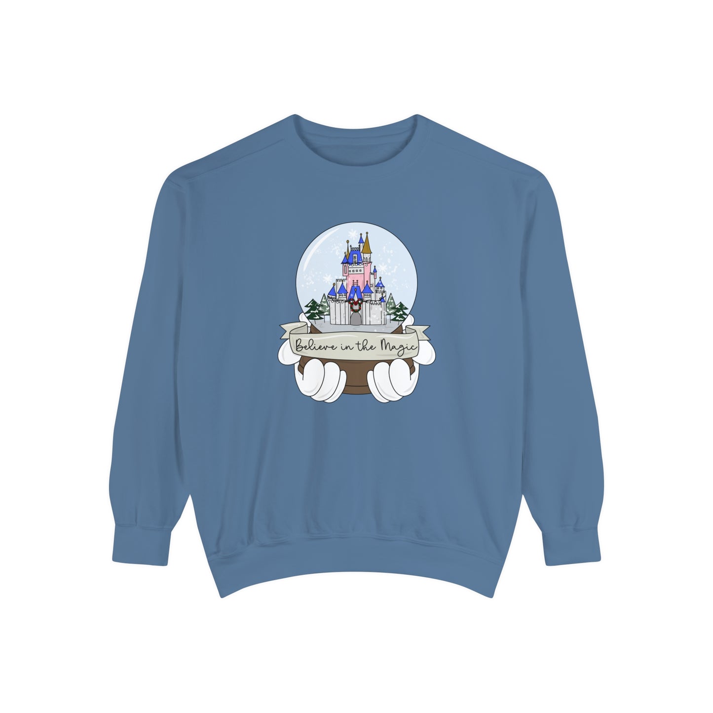 Adult WDW Snow Globe Crewneck - Comfort Colors