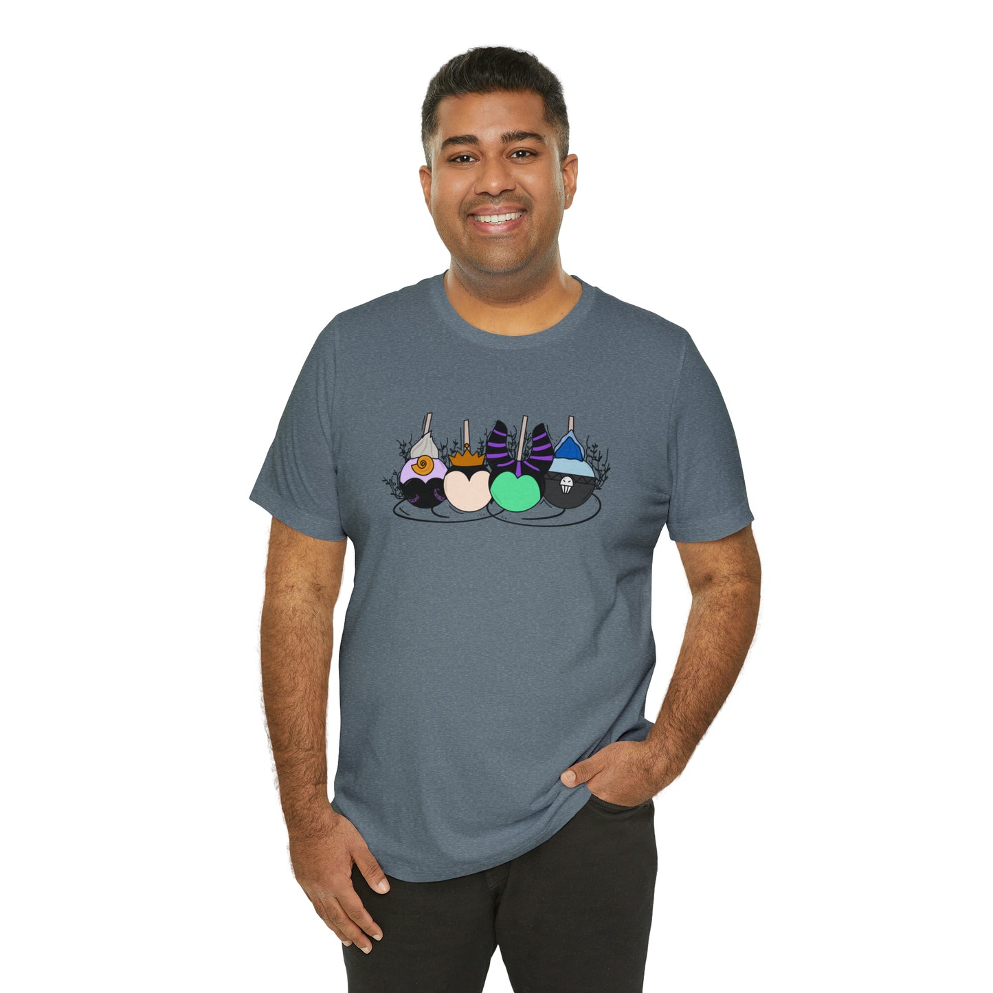 Adult Villain Apples Tee - Bella + Canvas