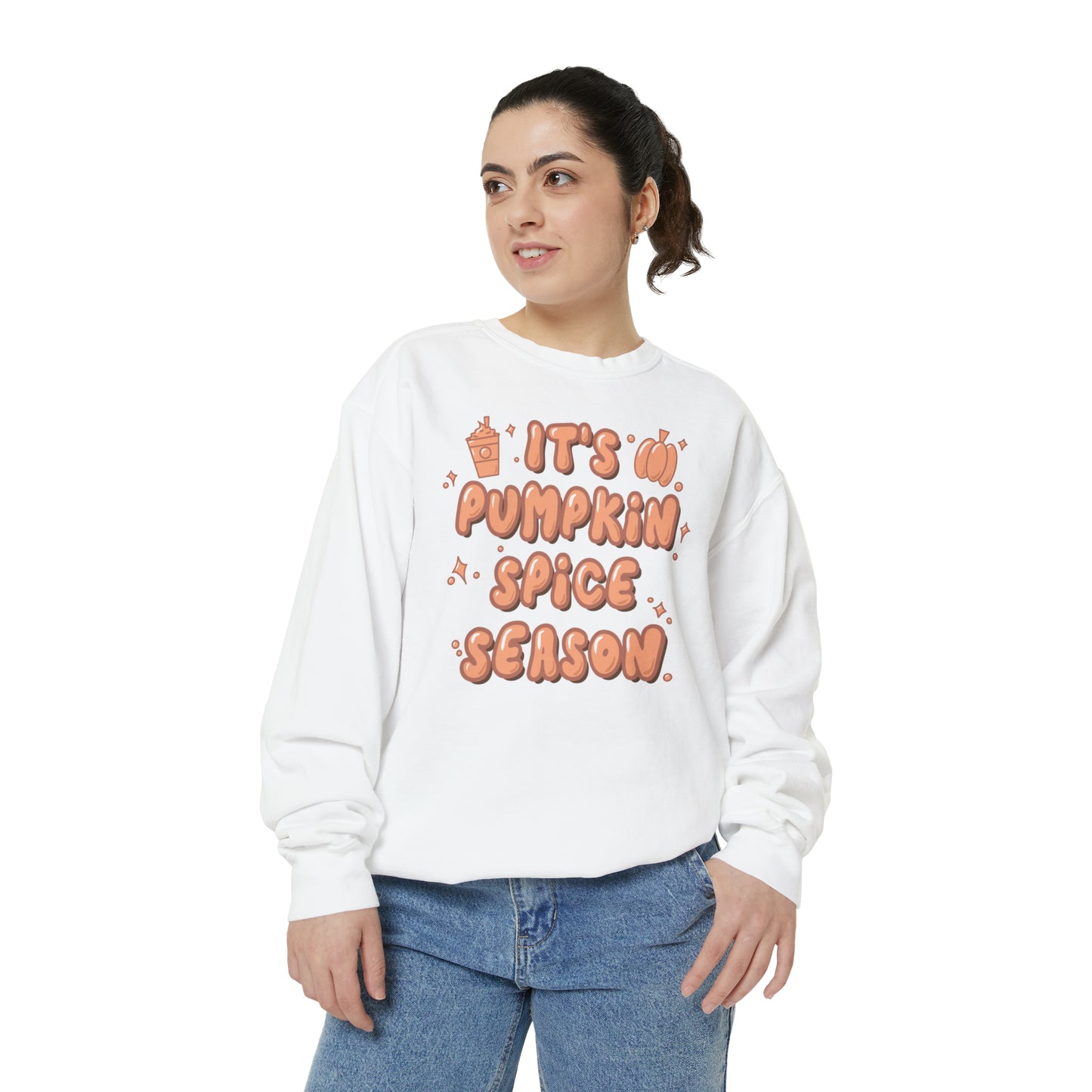 Adult Pumpkin Spice Season Tee - Comfort Colors Sweatshirt