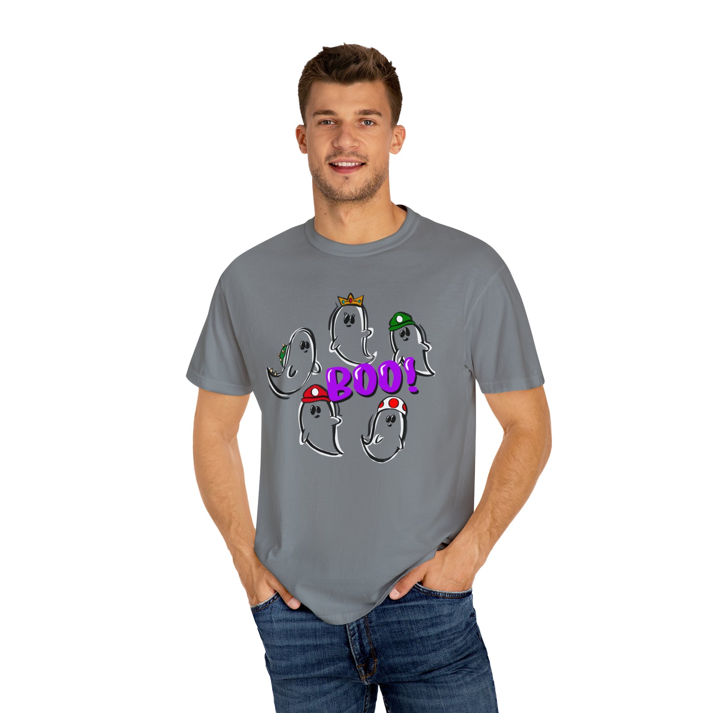 Adult Super Boo Tee - Comfort Colors
