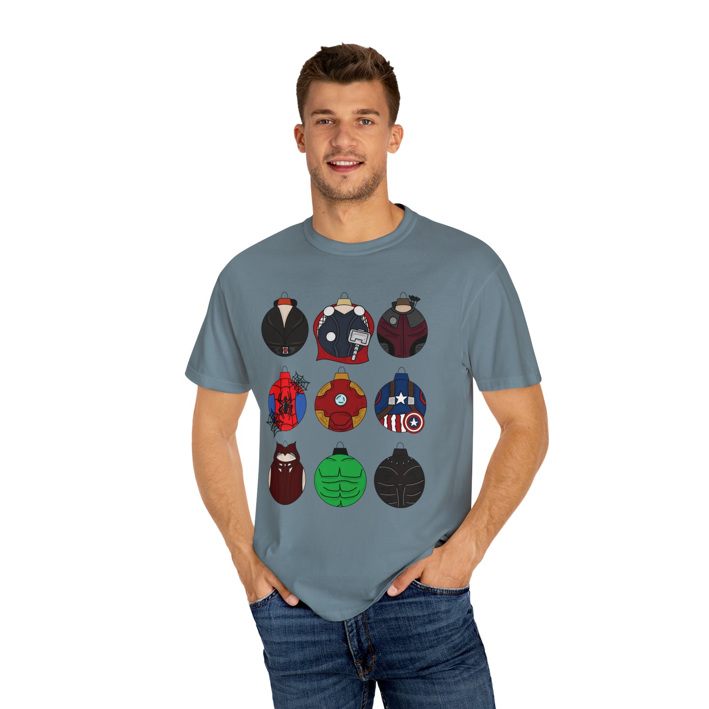 Adult Hero Ornaments Tee - Comfort Colors