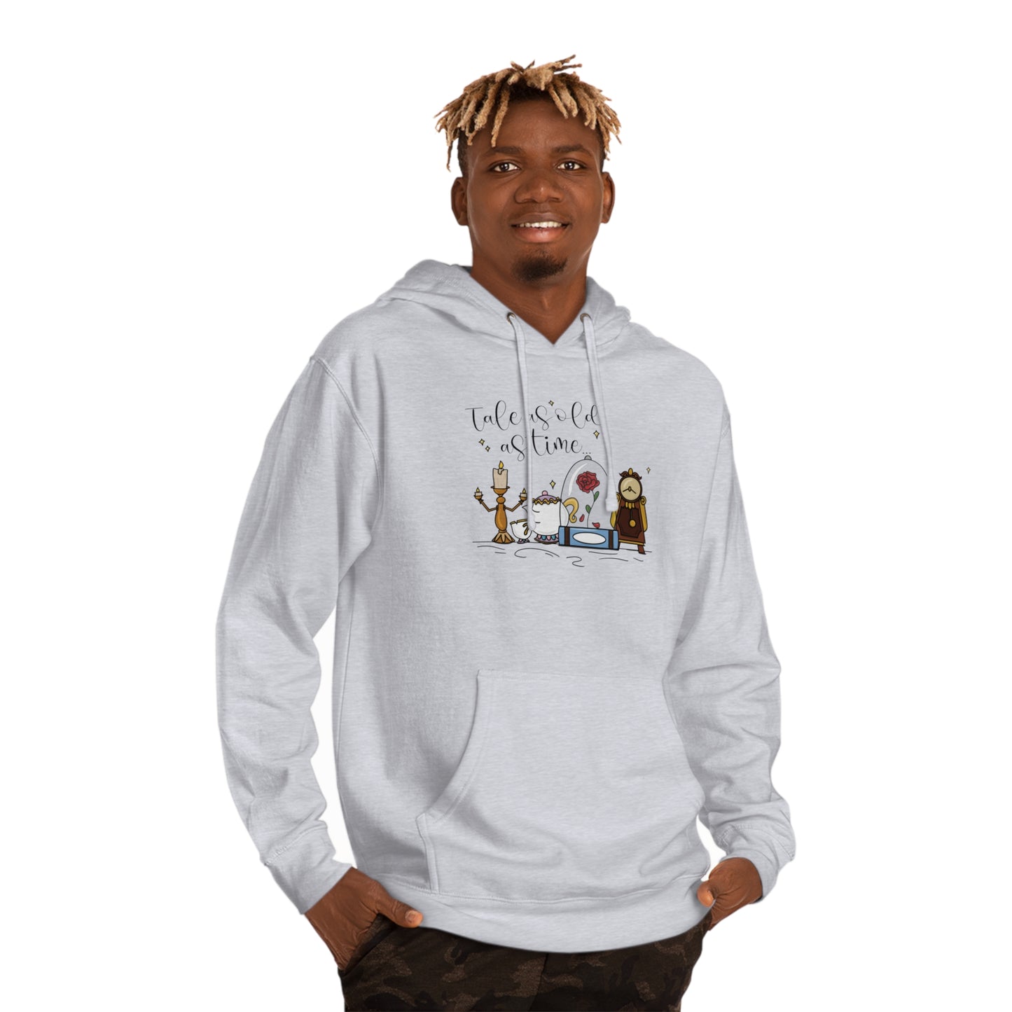Adult Tale as old as Time - Hooded Sweatshirt