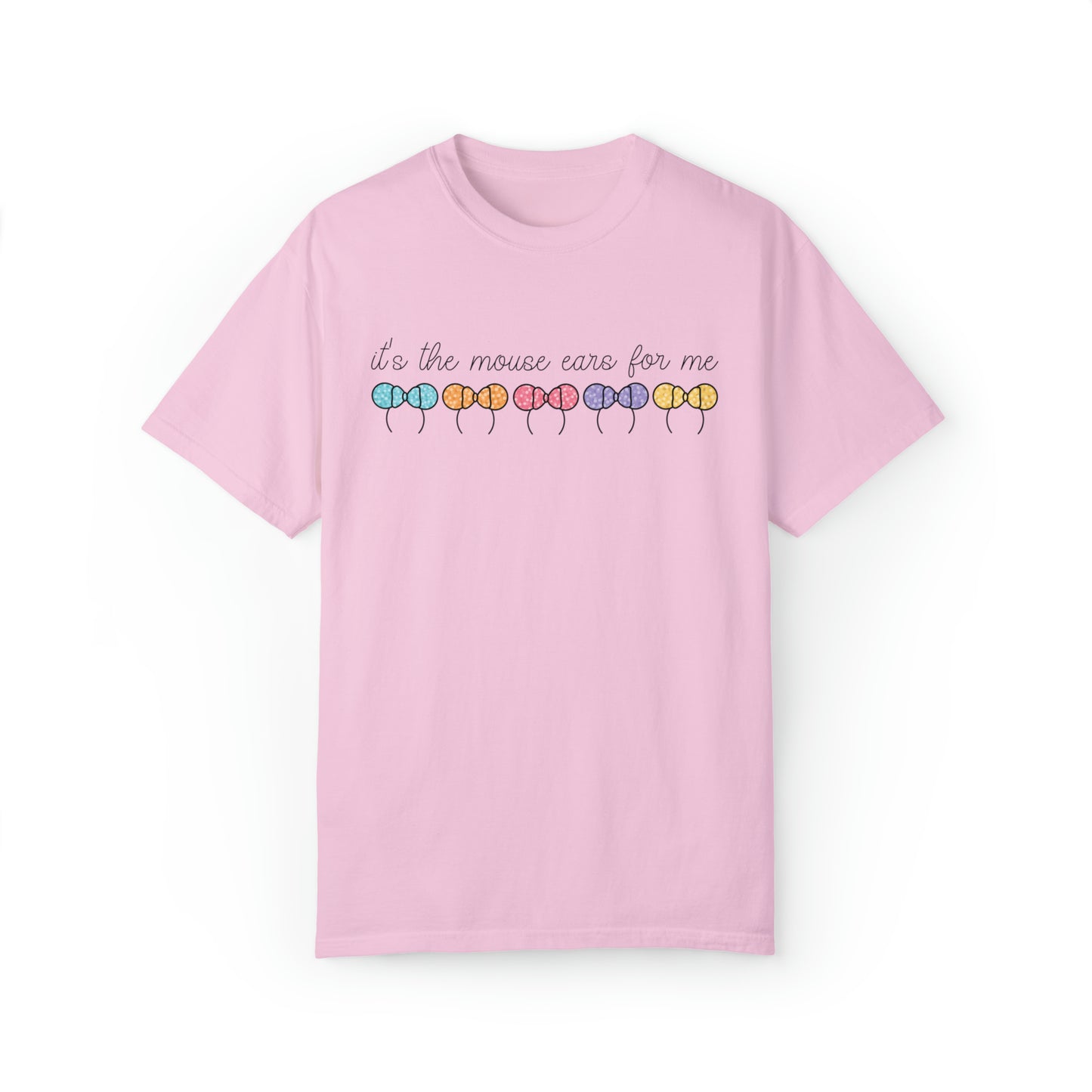 Adult Mouse Ears DL/MK Version Tee - Comfort Colors