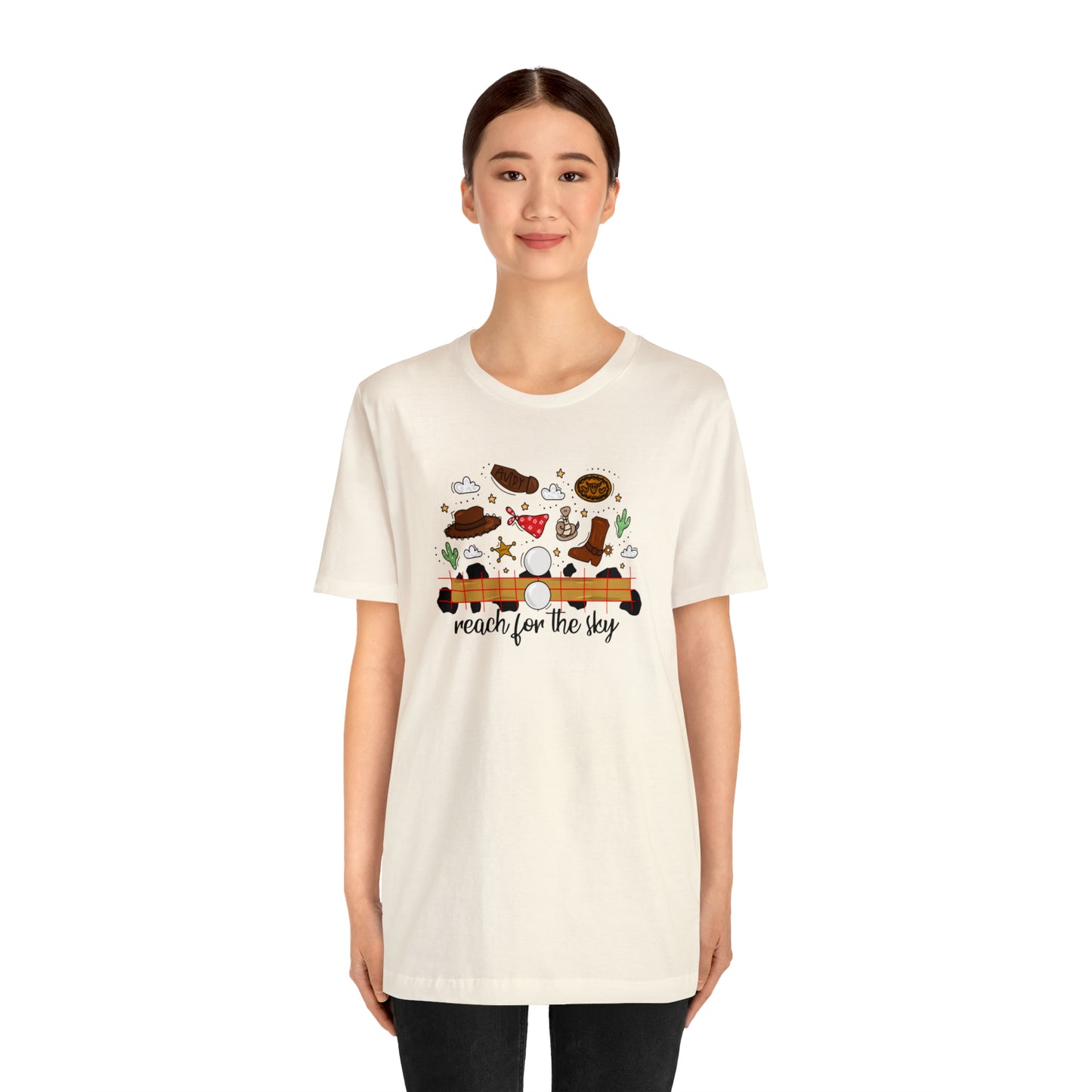 Adult Cowboy Doodle Tee - Bella + Canvas