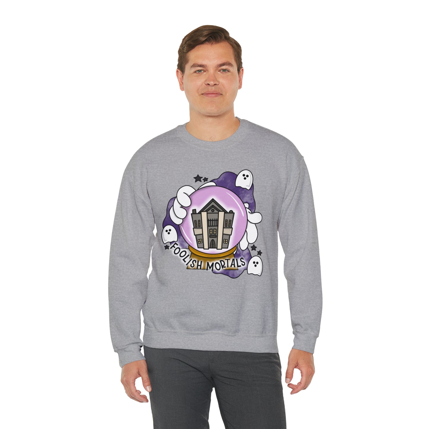 Adult Foolish Mortals Crewneck - Gildan