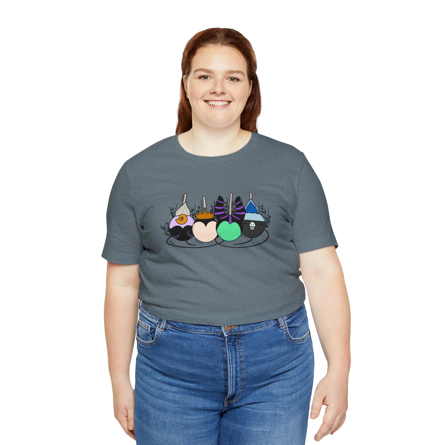 Adult Villain Apples Tee - Bella + Canvas