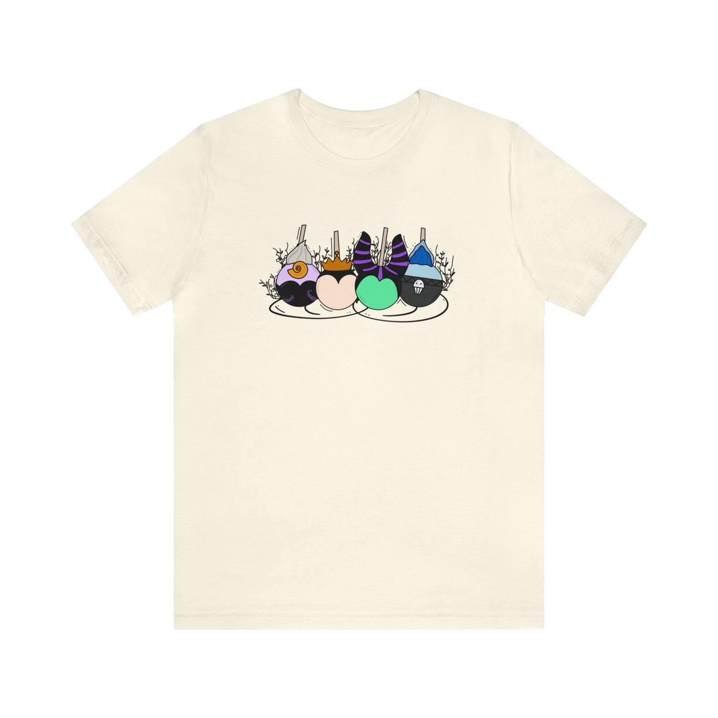 Adult Villain Apples Tee - Bella + Canvas