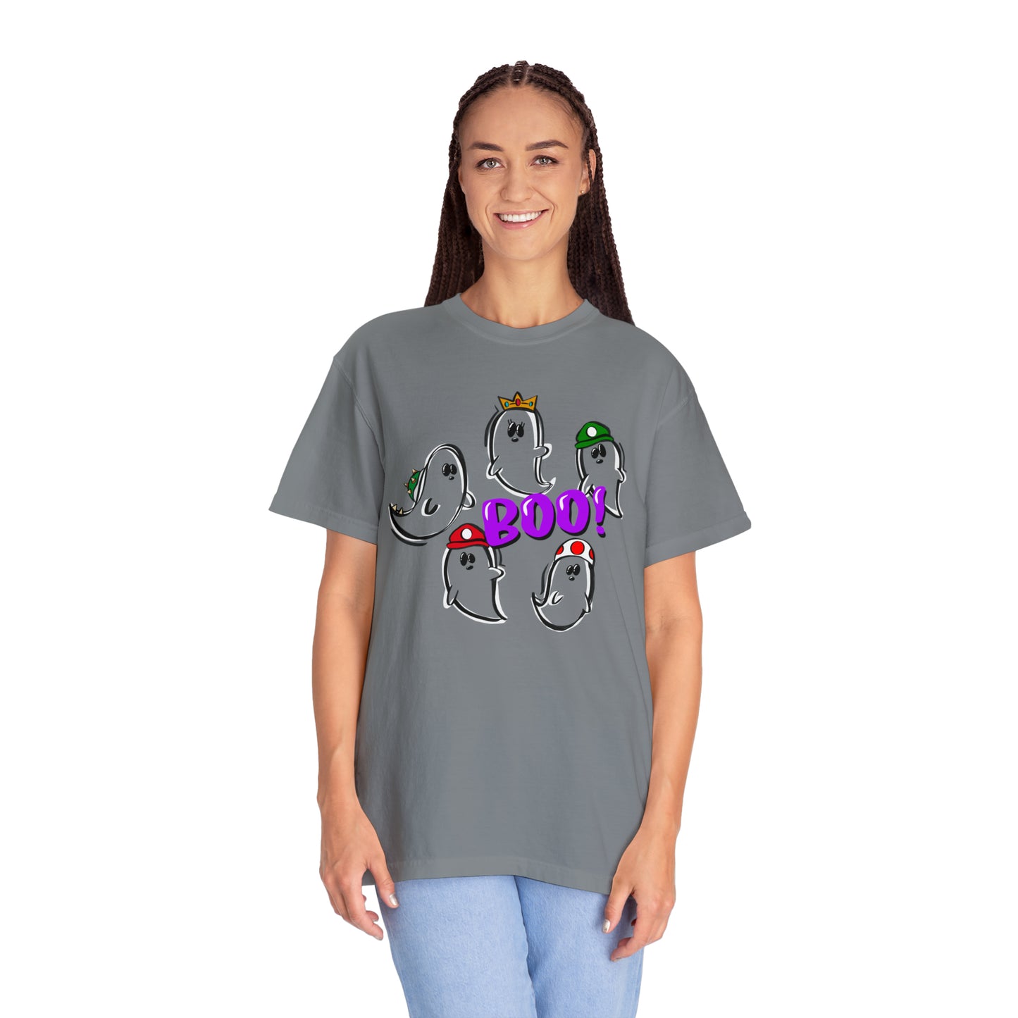 Adult Super Boo Tee - Comfort Colors