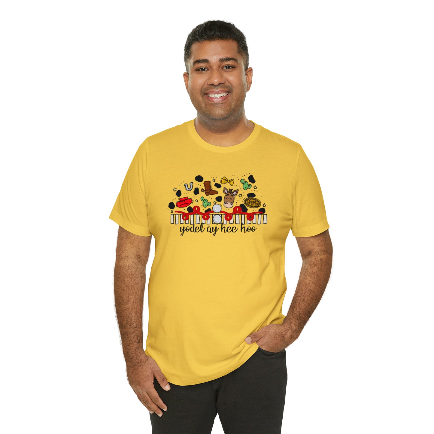 Adult Cowgirl Doodle Tee - Bella + Canvas