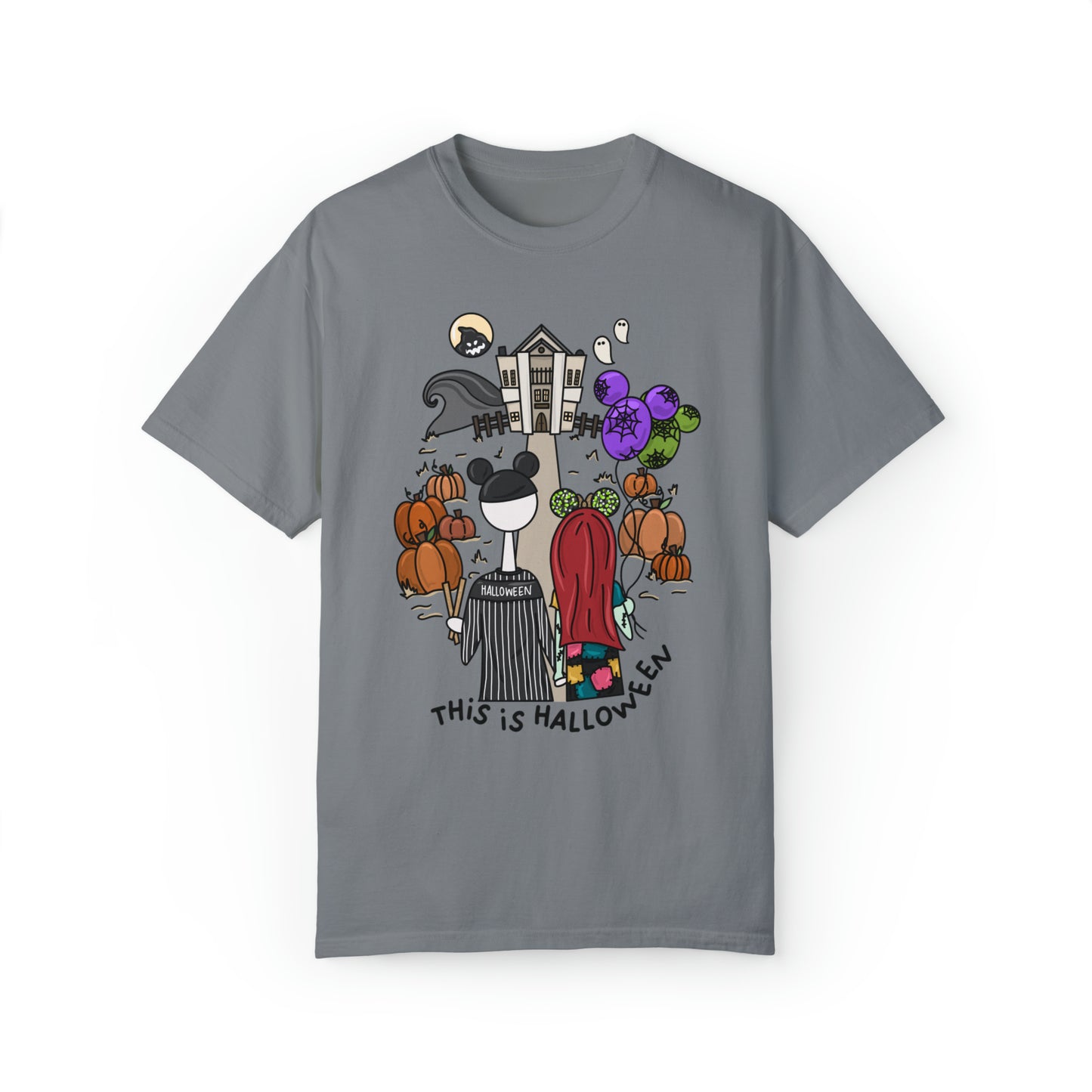 Adult This is Halloween Duo Tee - Comfort Colors