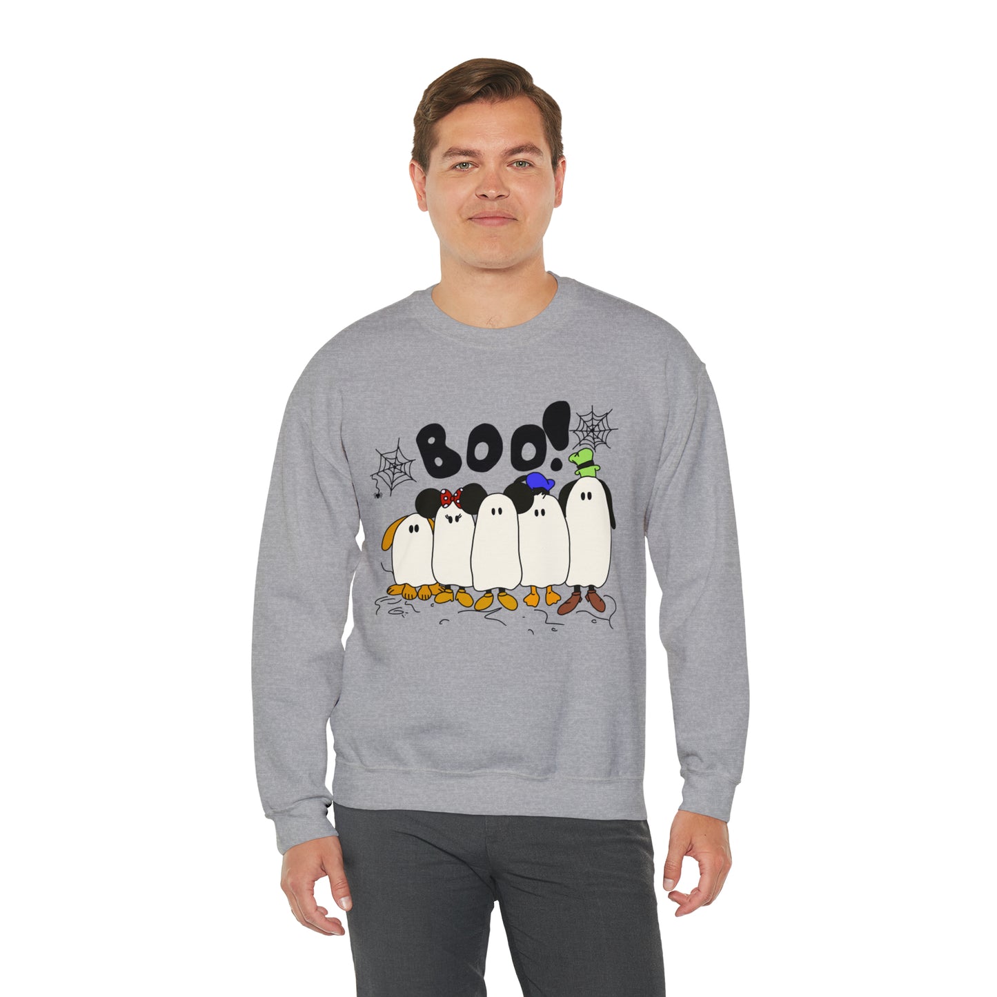 Adult Fabulous Ghosts Crewneck - Gildan
