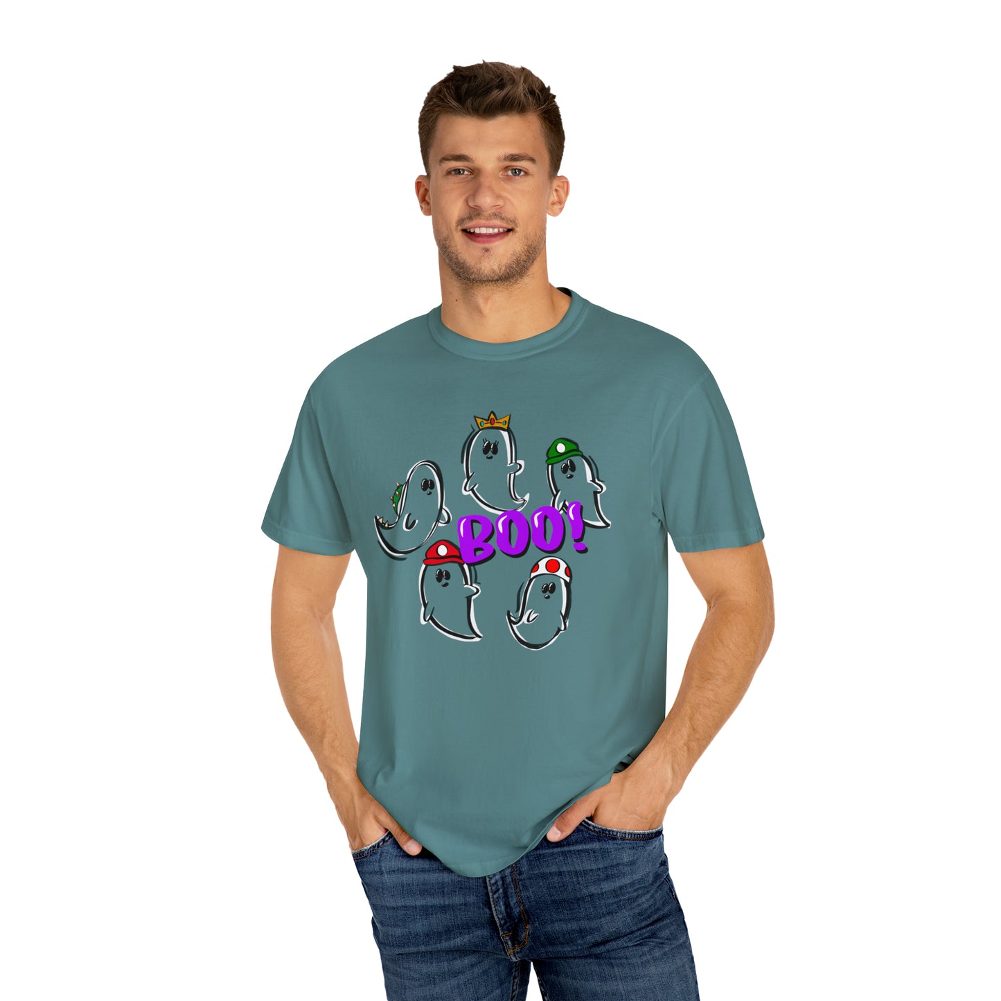 Adult Super Boo Tee - Comfort Colors