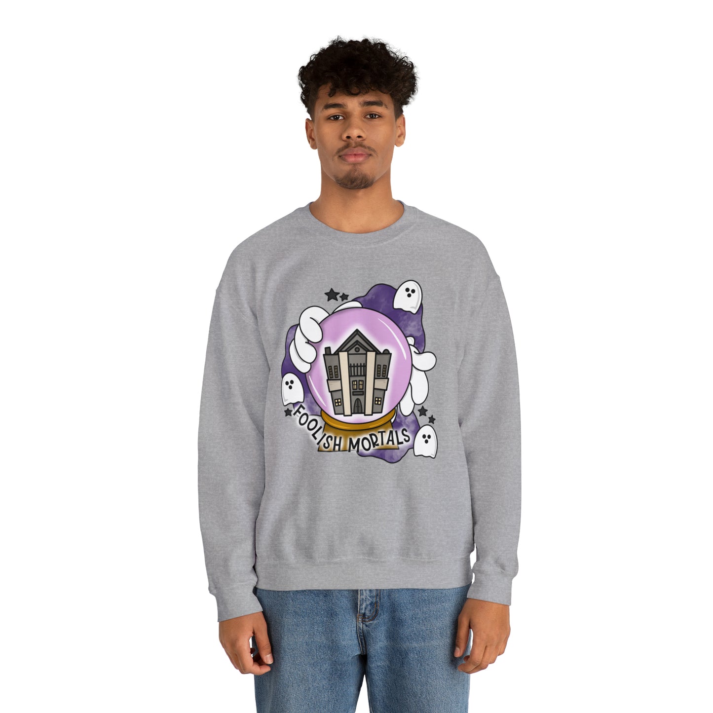 Adult Foolish Mortals Crewneck - Gildan