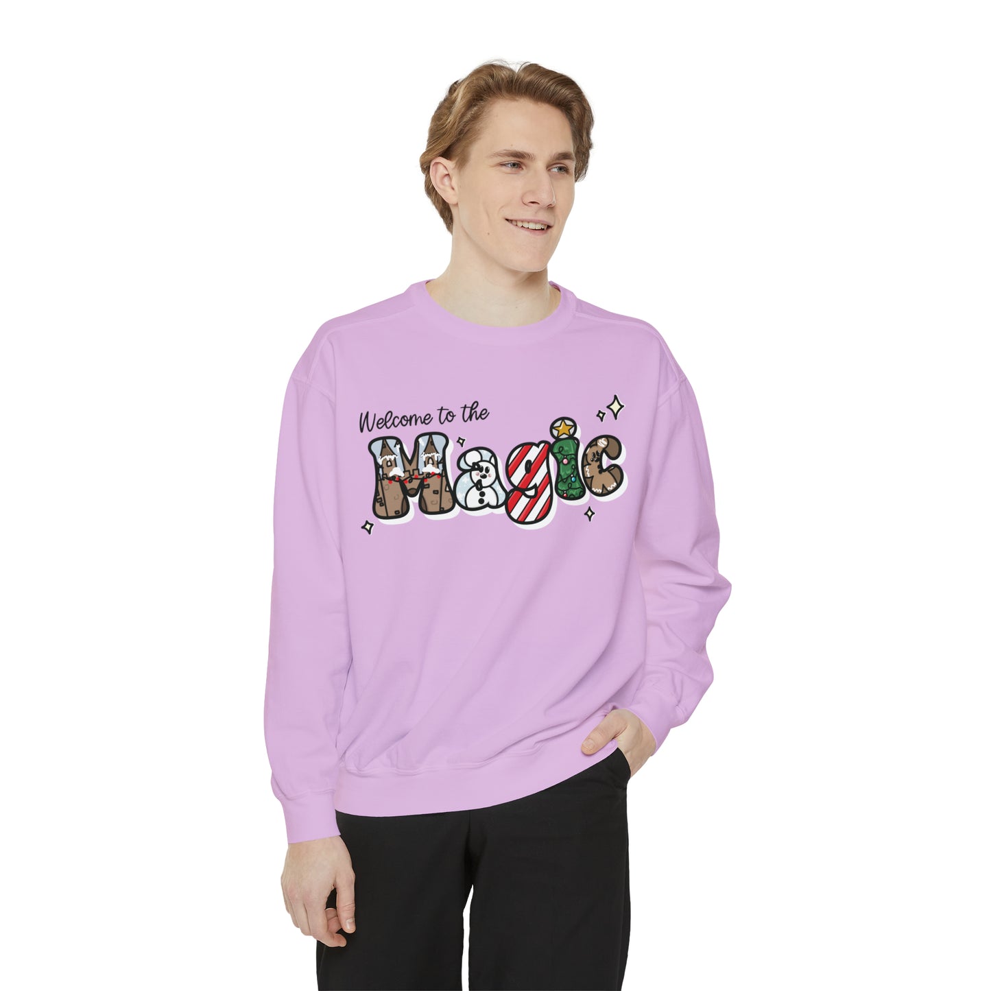 Adult Welcome to the ^Christmas Magic - Sweatshirt