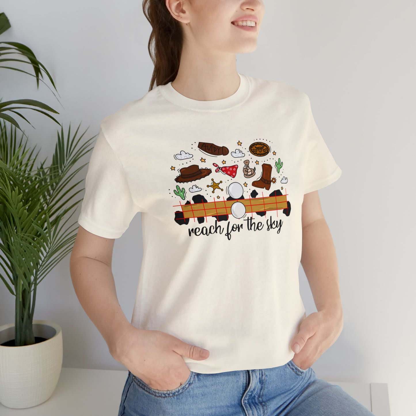 Adult Cowboy Doodle Tee - Bella + Canvas
