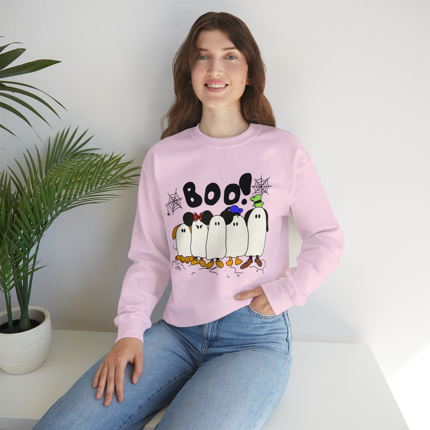 Adult Fabulous Ghosts Crewneck - Gildan