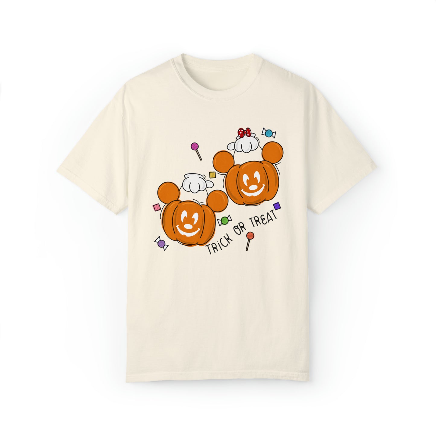 Adult Trick or Treat Tee - Comfort Colors