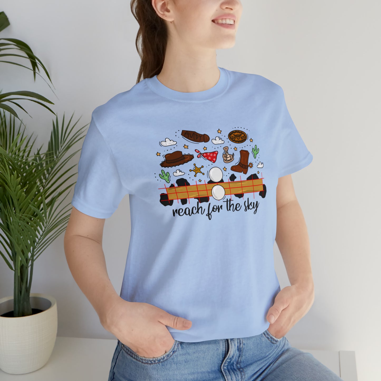 Adult Cowboy Doodle Tee - Bella + Canvas