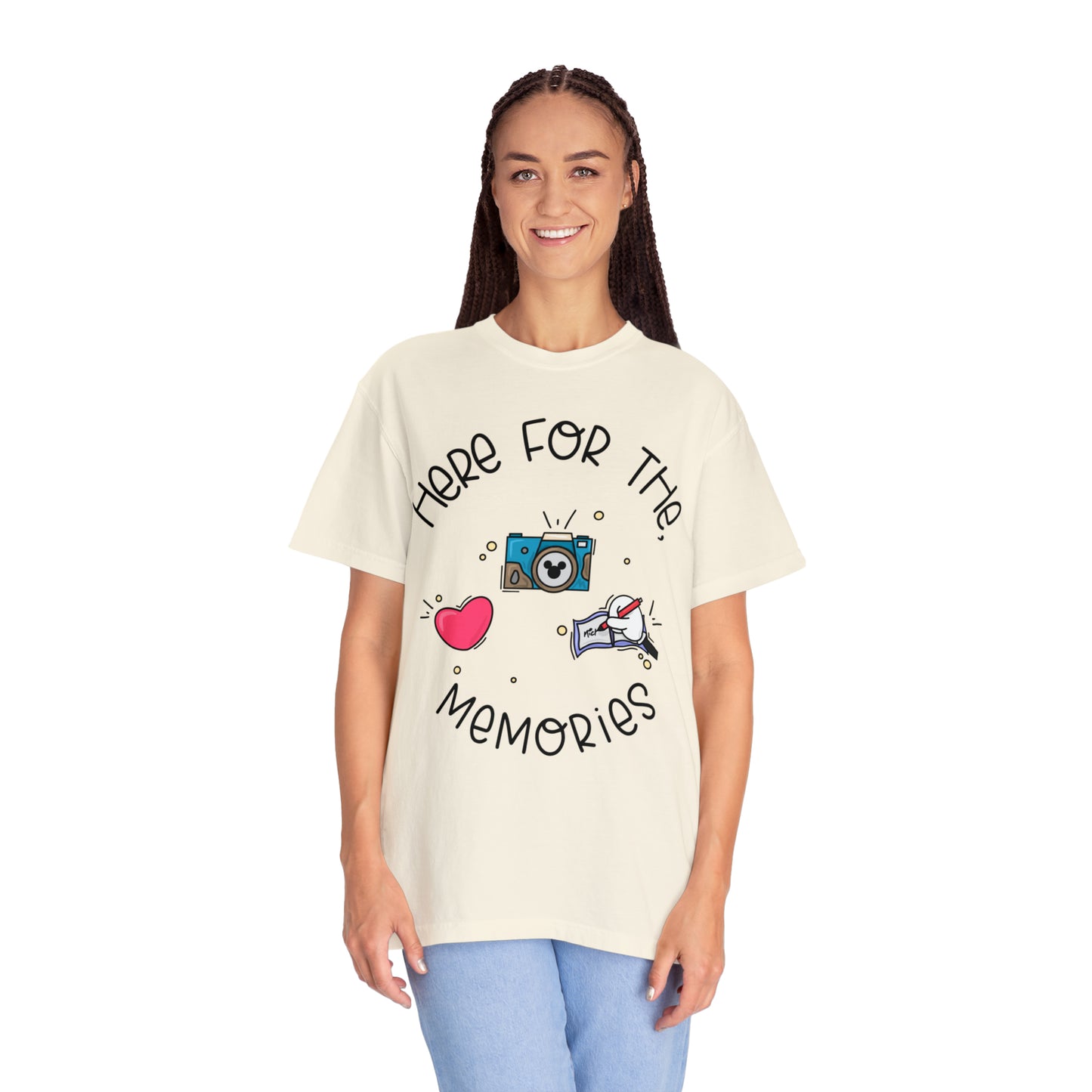 Adult Here for the Memories Tee - Comfort Colors