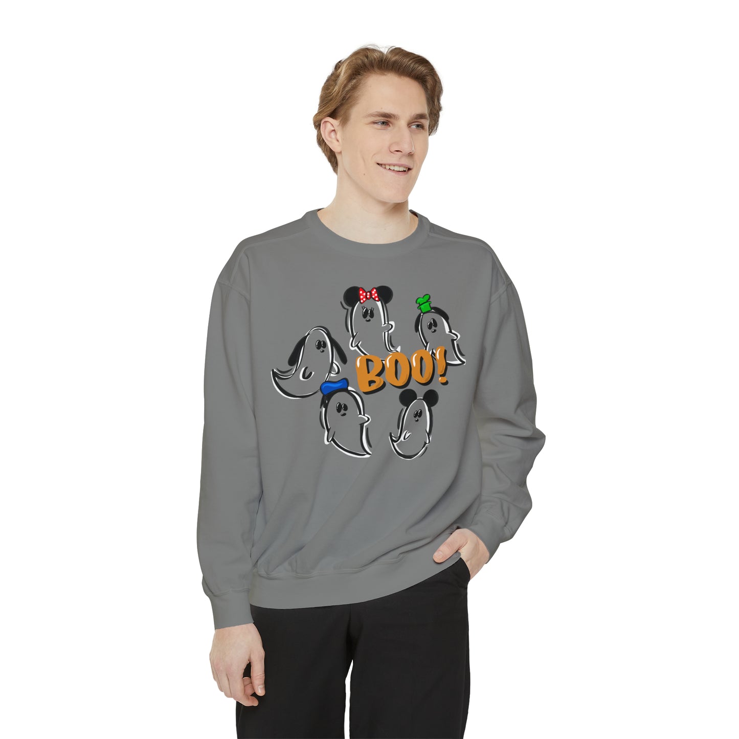 Adult Fab 5 Boo Crewneck - Comfort Colors