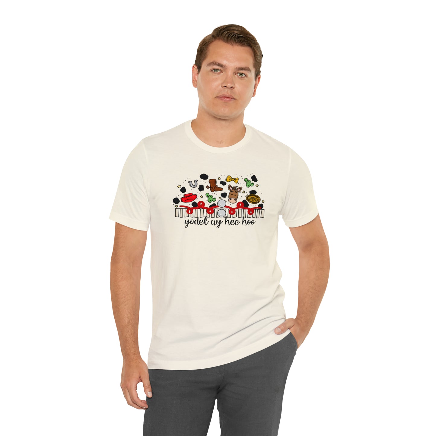 Adult Cowgirl Doodle Tee - Bella + Canvas