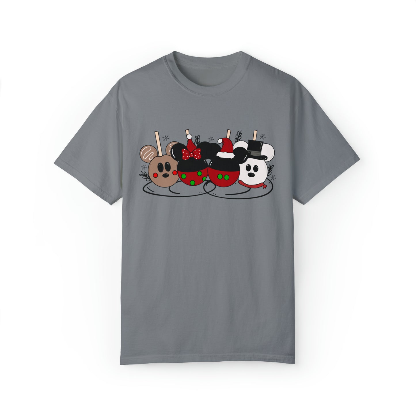 Adult Christmas Apples Tee - Comfort Colors