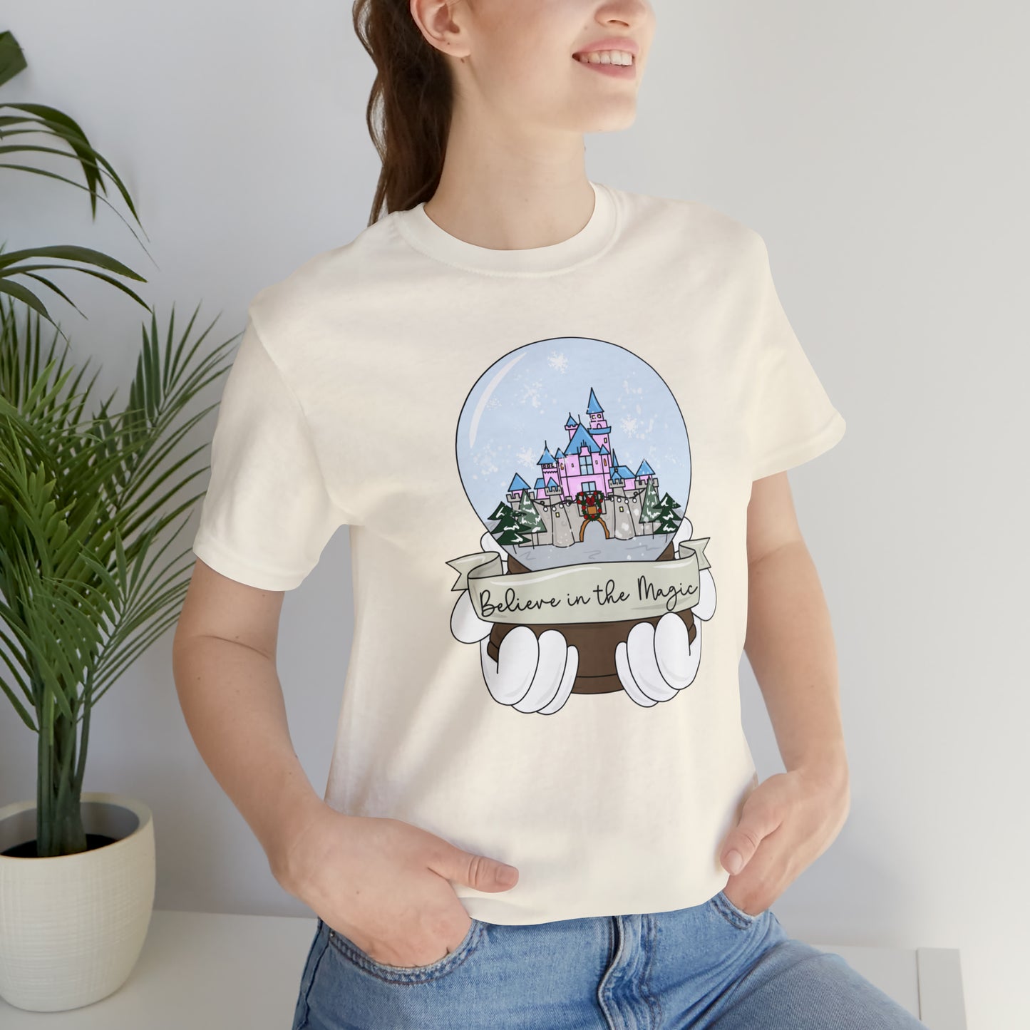Adult DL Snow Globe Tee - Bella + Canvas