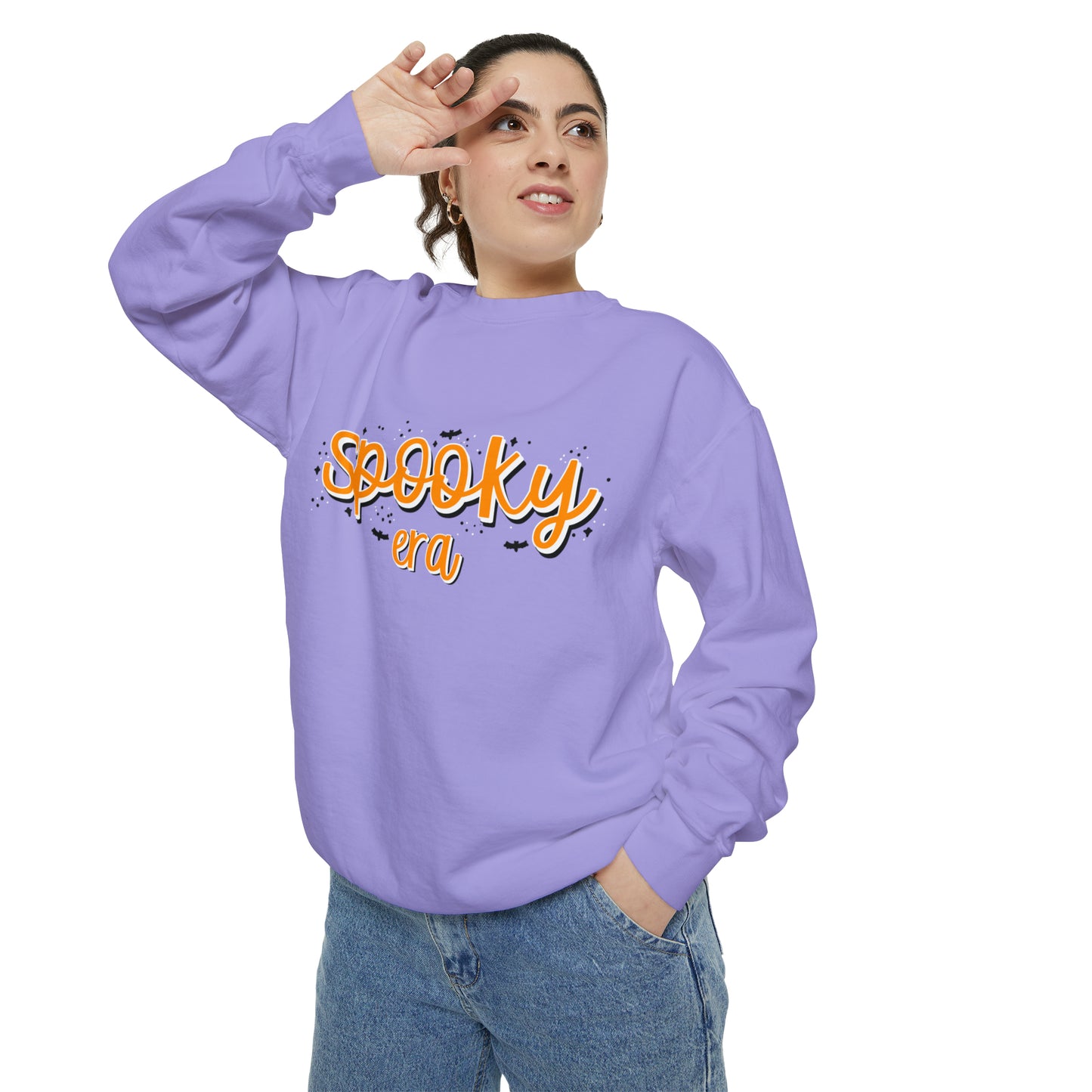 Adult Spooky Era Crew - Comfort Colors