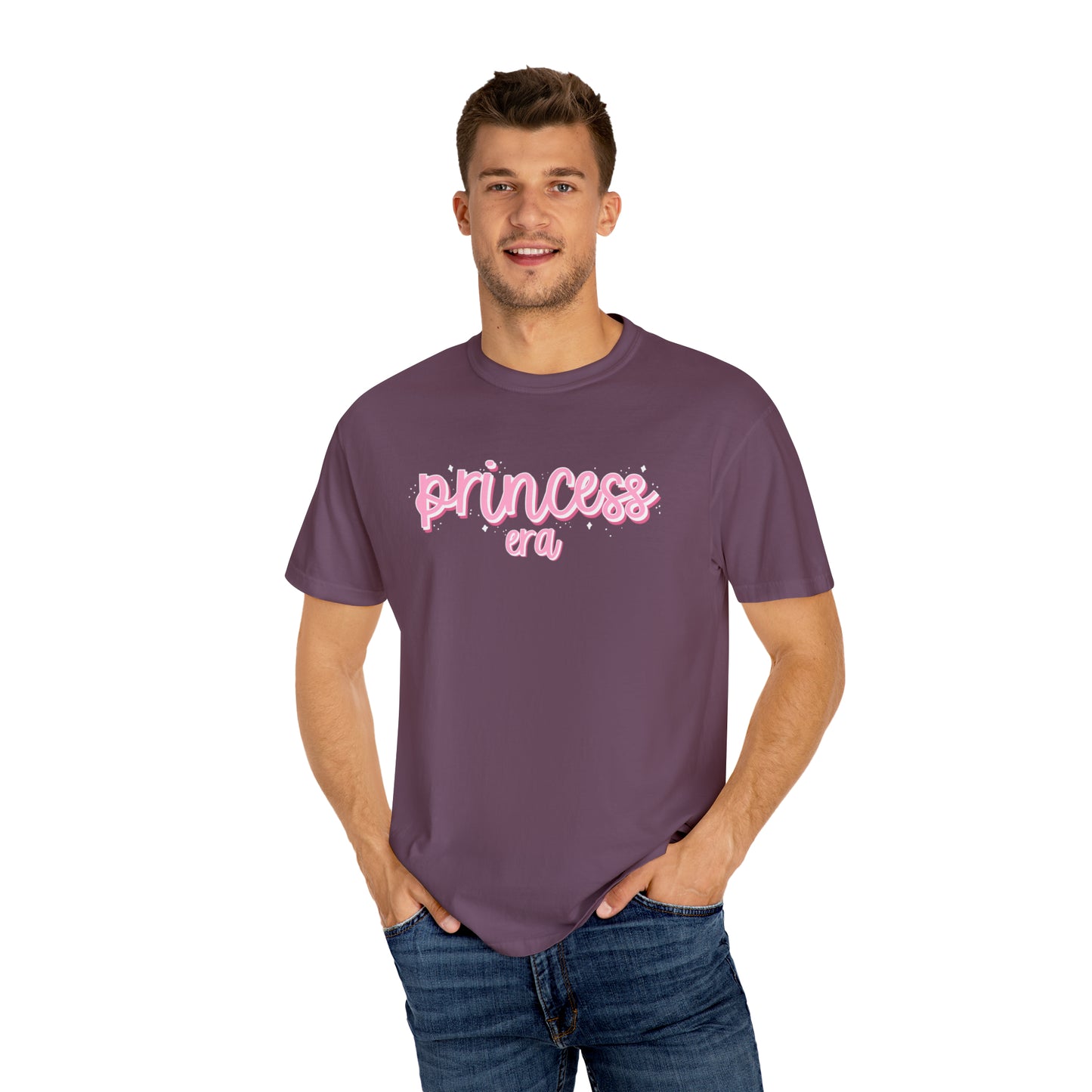 Adult Princess Era - Pink Font Tee - Comfort Colors