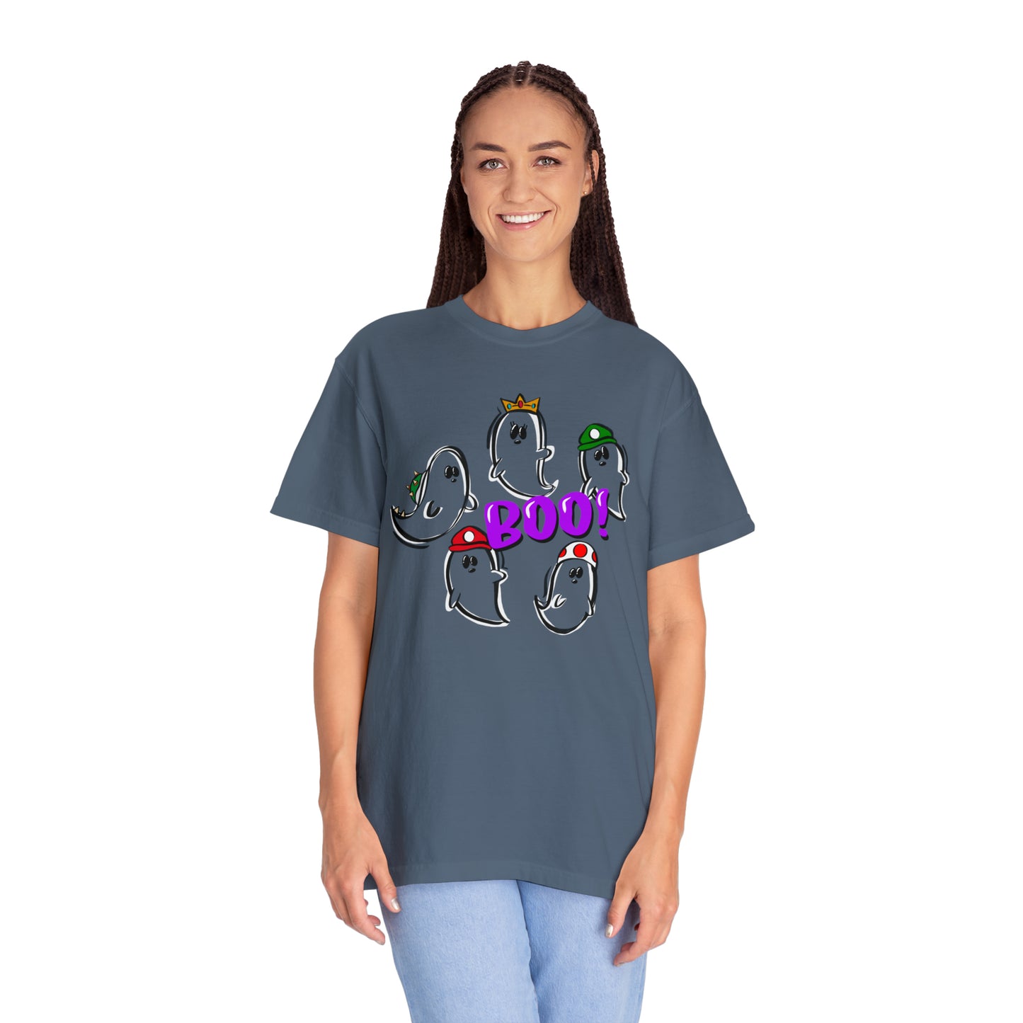 Adult Super Boo Tee - Comfort Colors