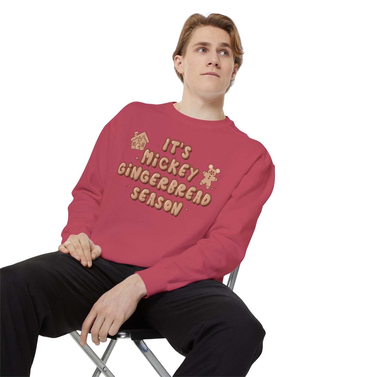 Adult Gingerbread Season Crewneck - Comfort Colors