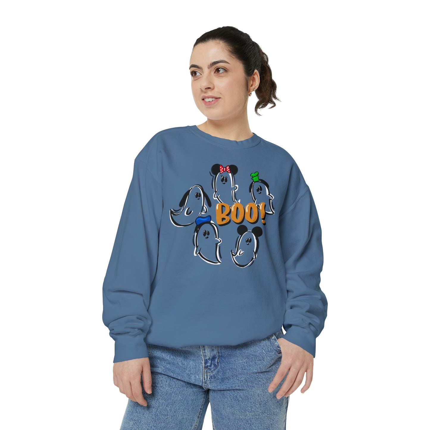 Adult Fab 5 Boo Crewneck - Comfort Colors
