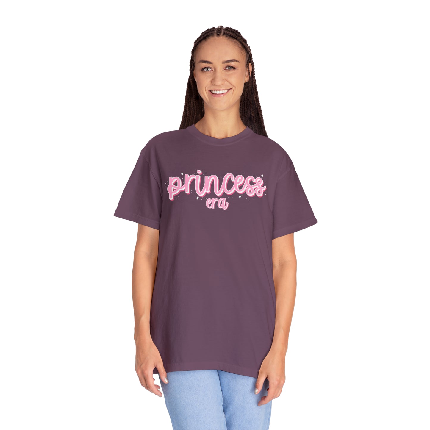 Adult Princess Era - Pink Font Tee - Comfort Colors