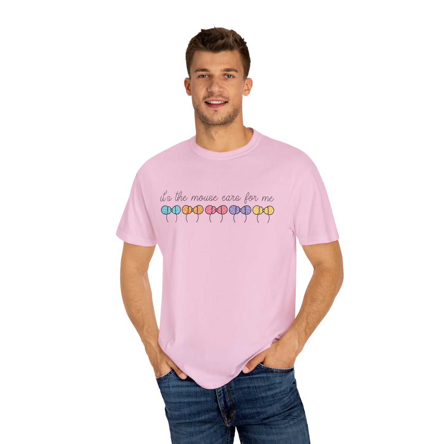 Adult Mouse Ears DL/MK Version Tee - Comfort Colors